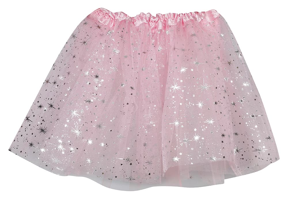 Lyserød tutu med hjerter 30 cm, til børn