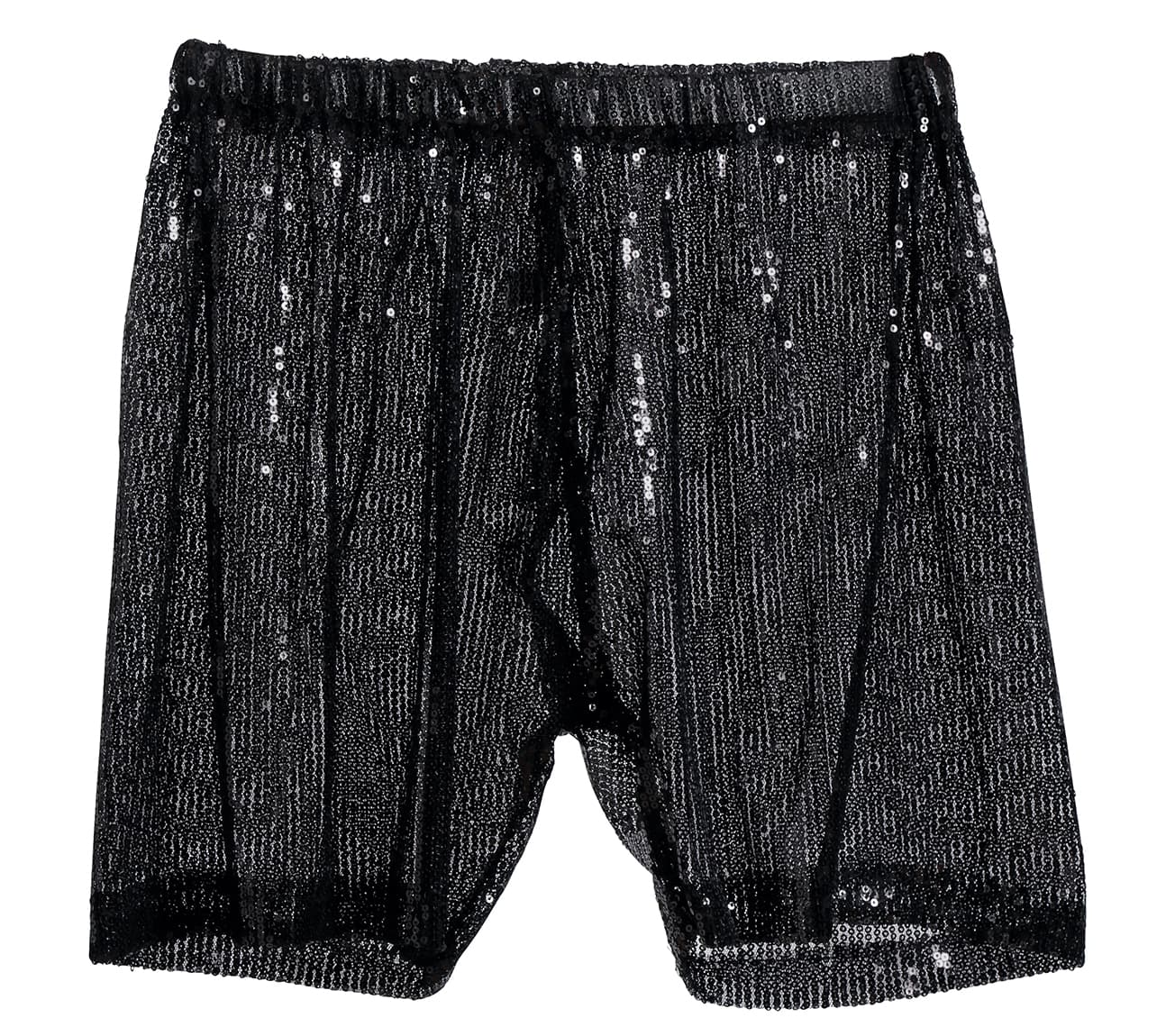 Sorte pailletshorts 42-44
