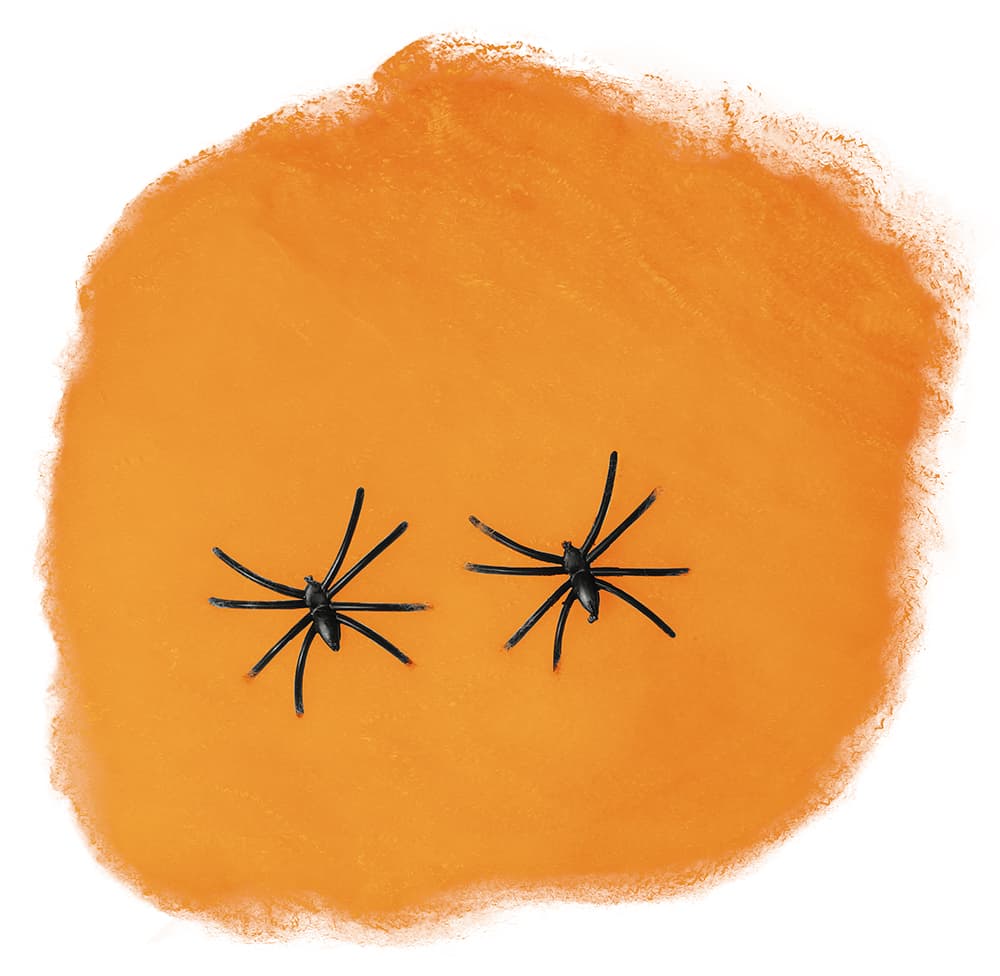 Spindelvæv i pose, 100 g, orange