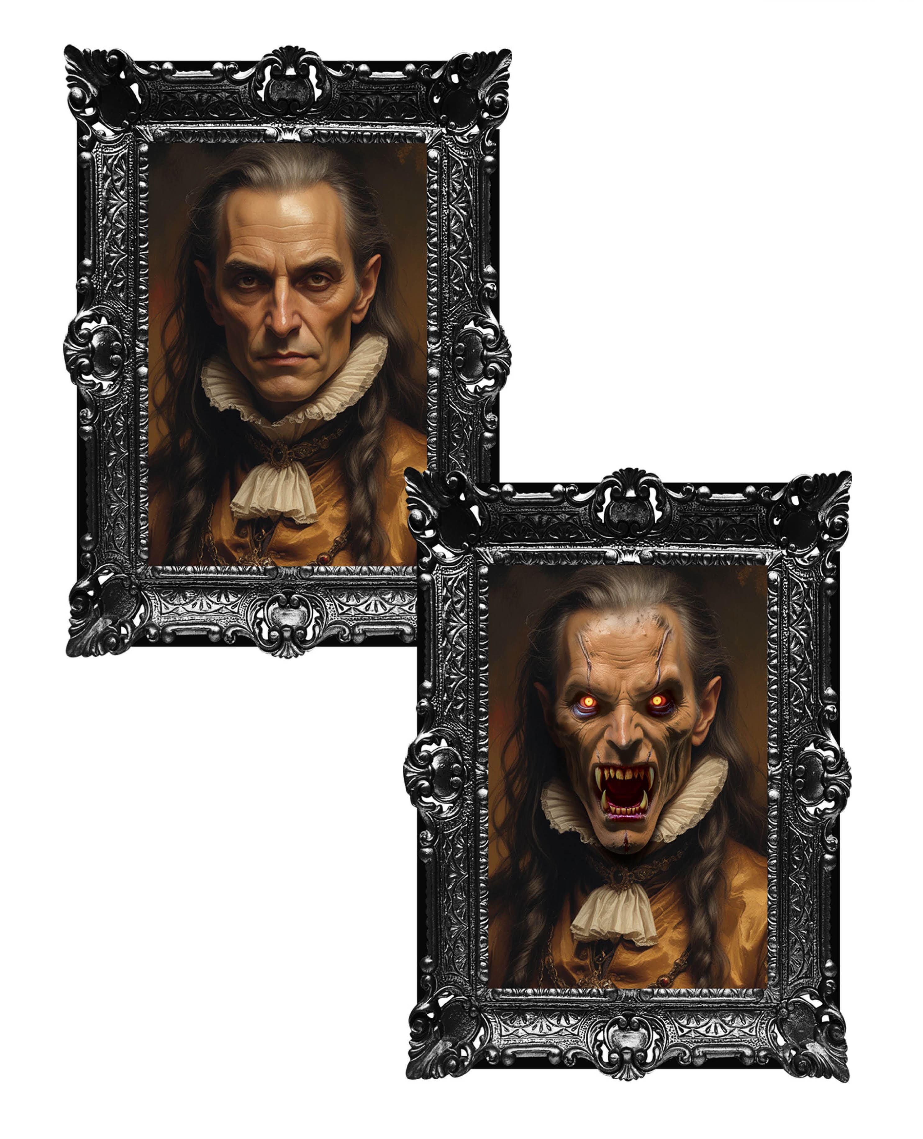 Skræmmende vampyrbillede 60 × 40 cm, PVC