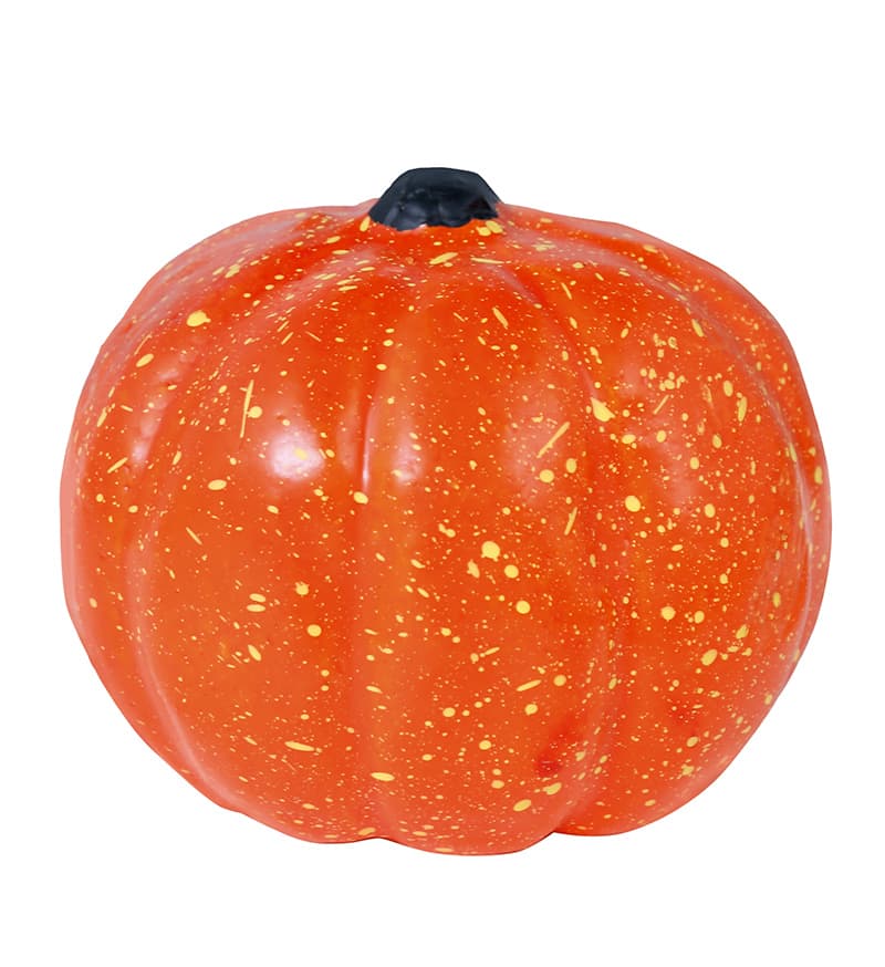 Græskar med lys 17 cm
