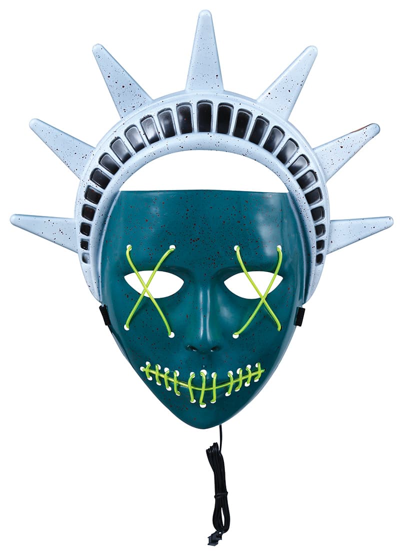 Frihedsmaske med lys, PVC