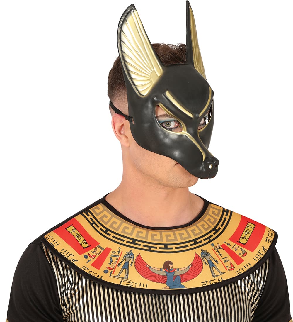 Anubis-maske i PVC til voksne