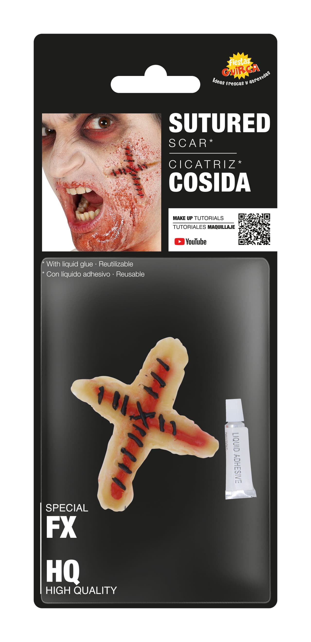 Syet korsformet latexar med flydende lim