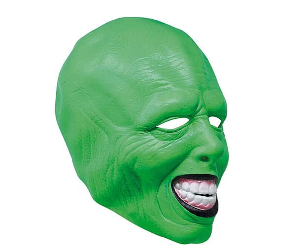 Latexmaske, grøn giftskurk