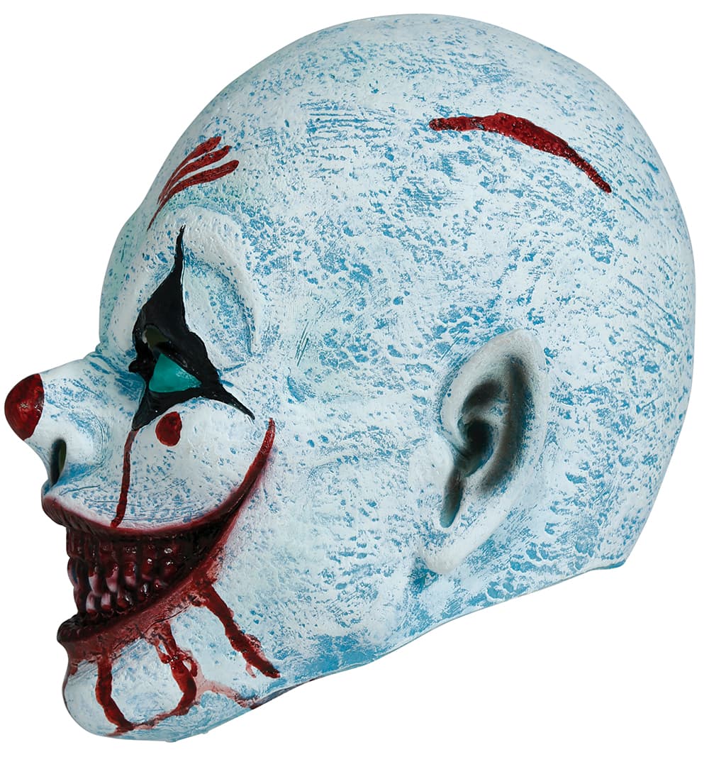Smilende klovnemaske, latex