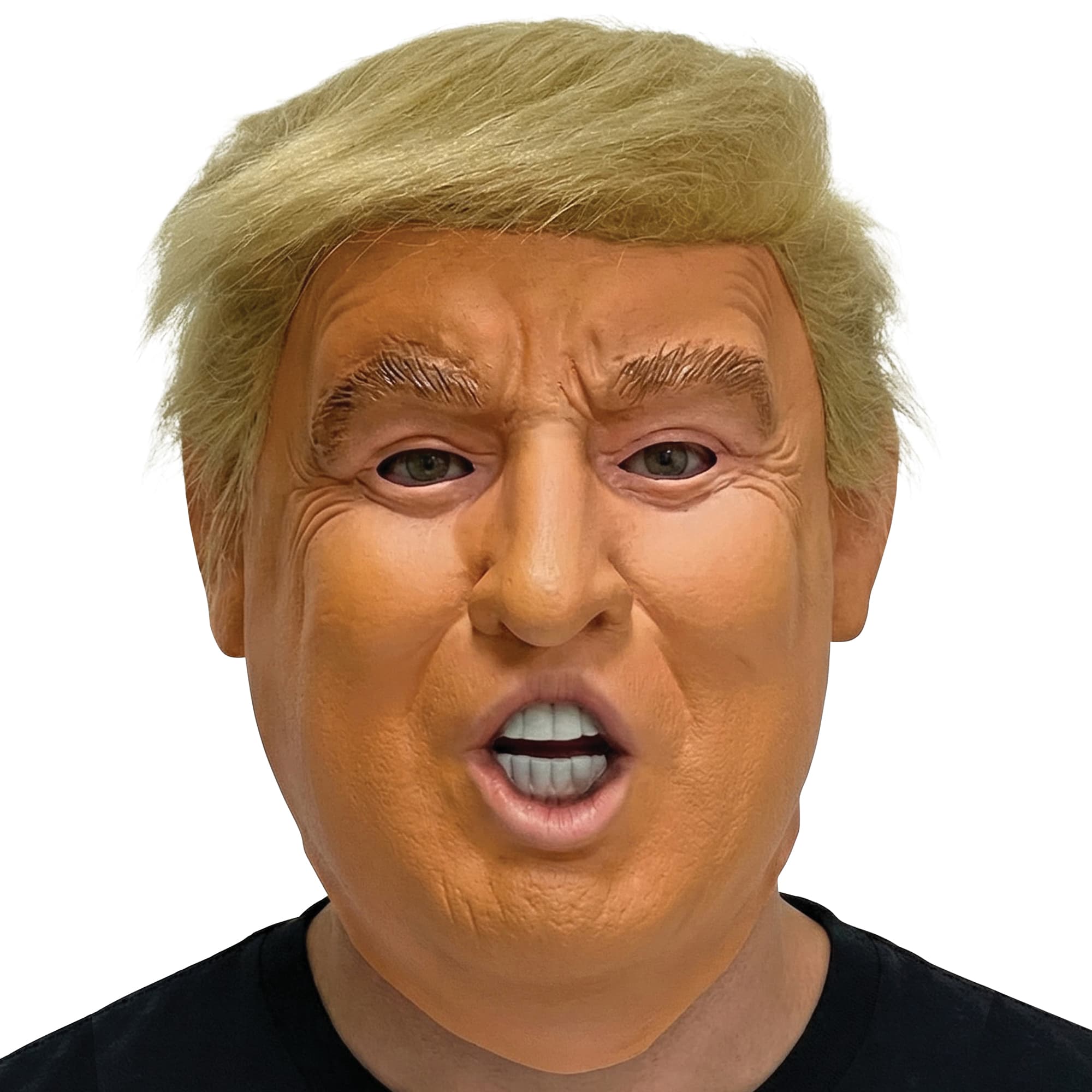 Mr. President-maske med hår, latex