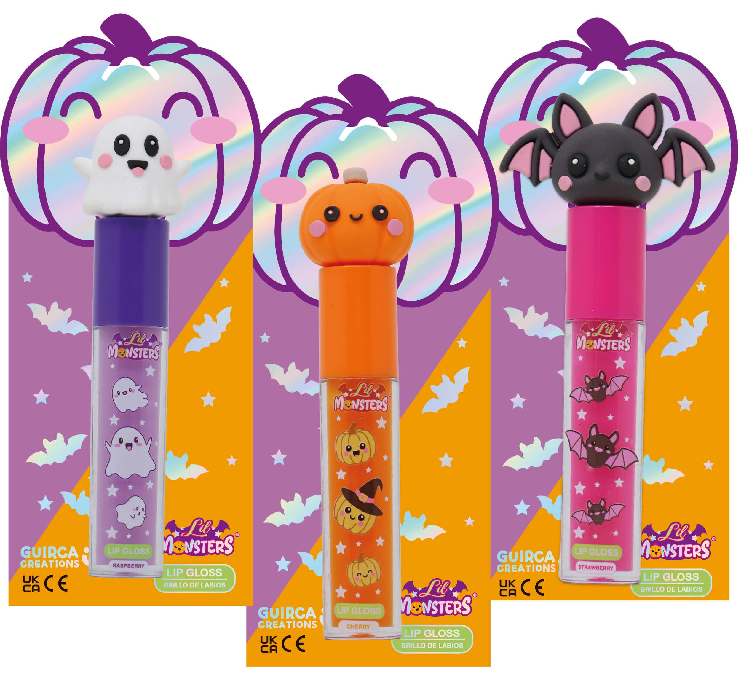 Lil Monsters lipgloss til børn, assorterede motiver