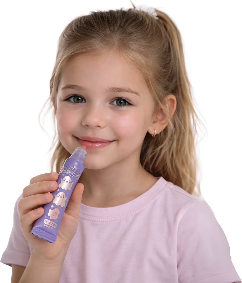 Lil Monsters lipgloss-trio til børn, assorterede motiver