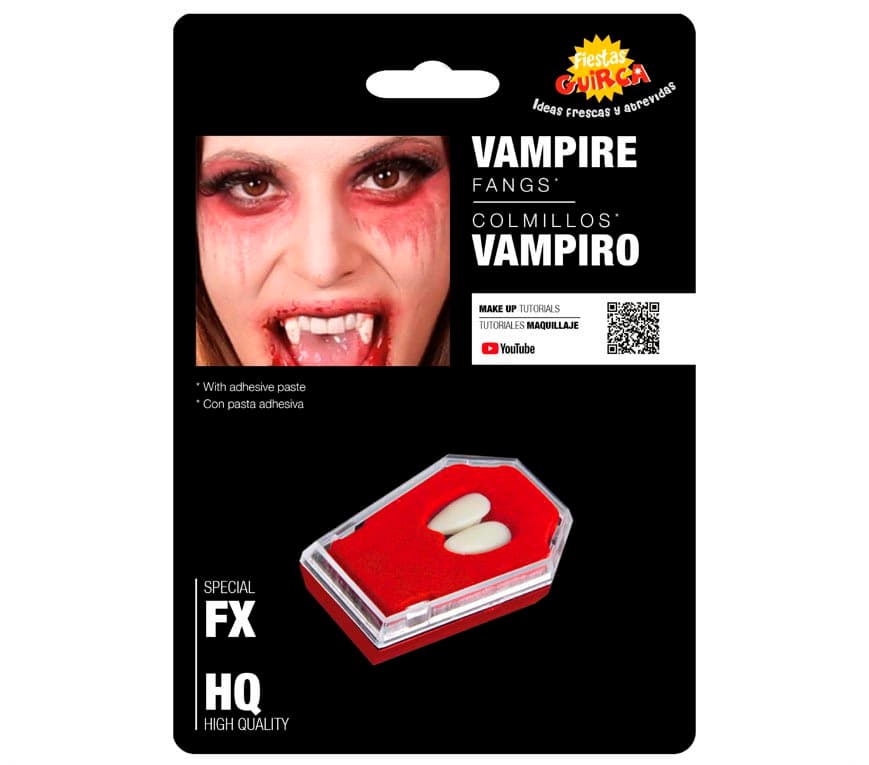Vampyrhugtænder med lim