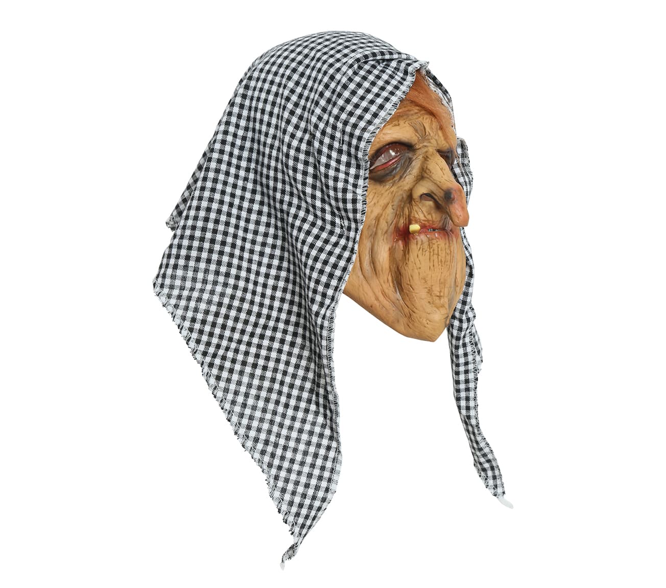 Heksemaske med hætte i latex