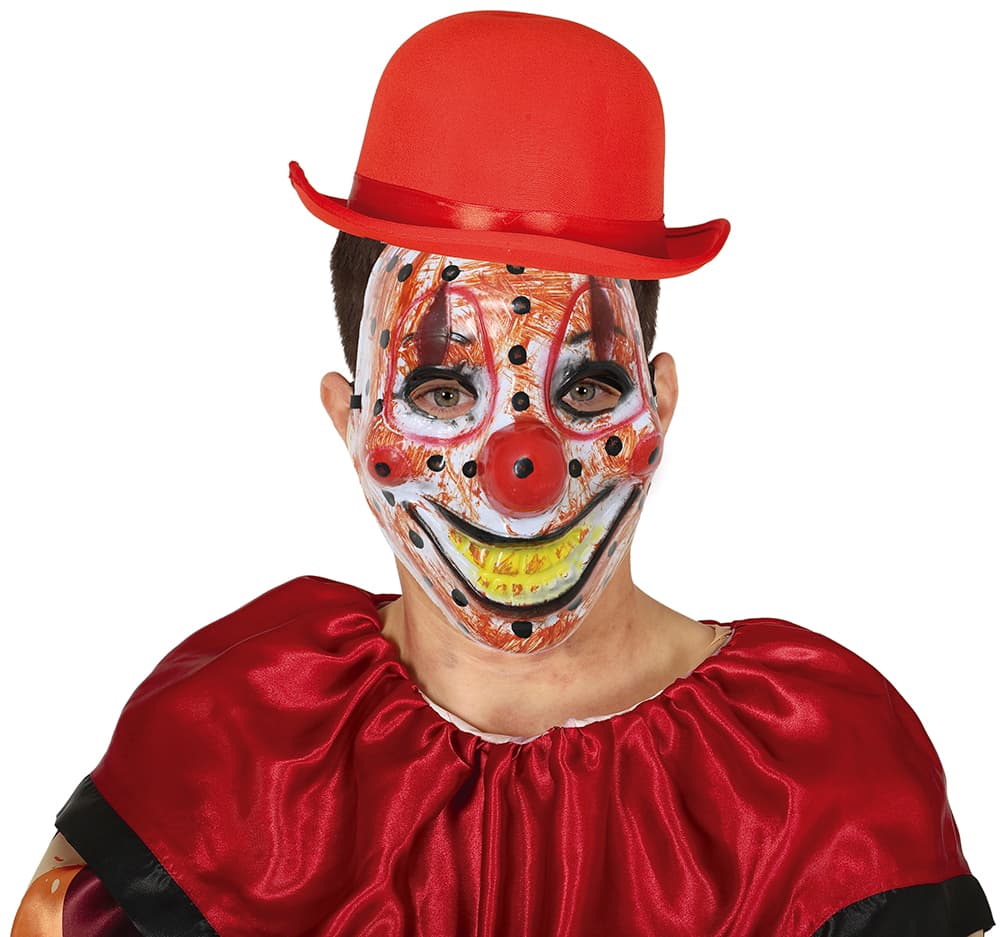Klovnemaske i PVC