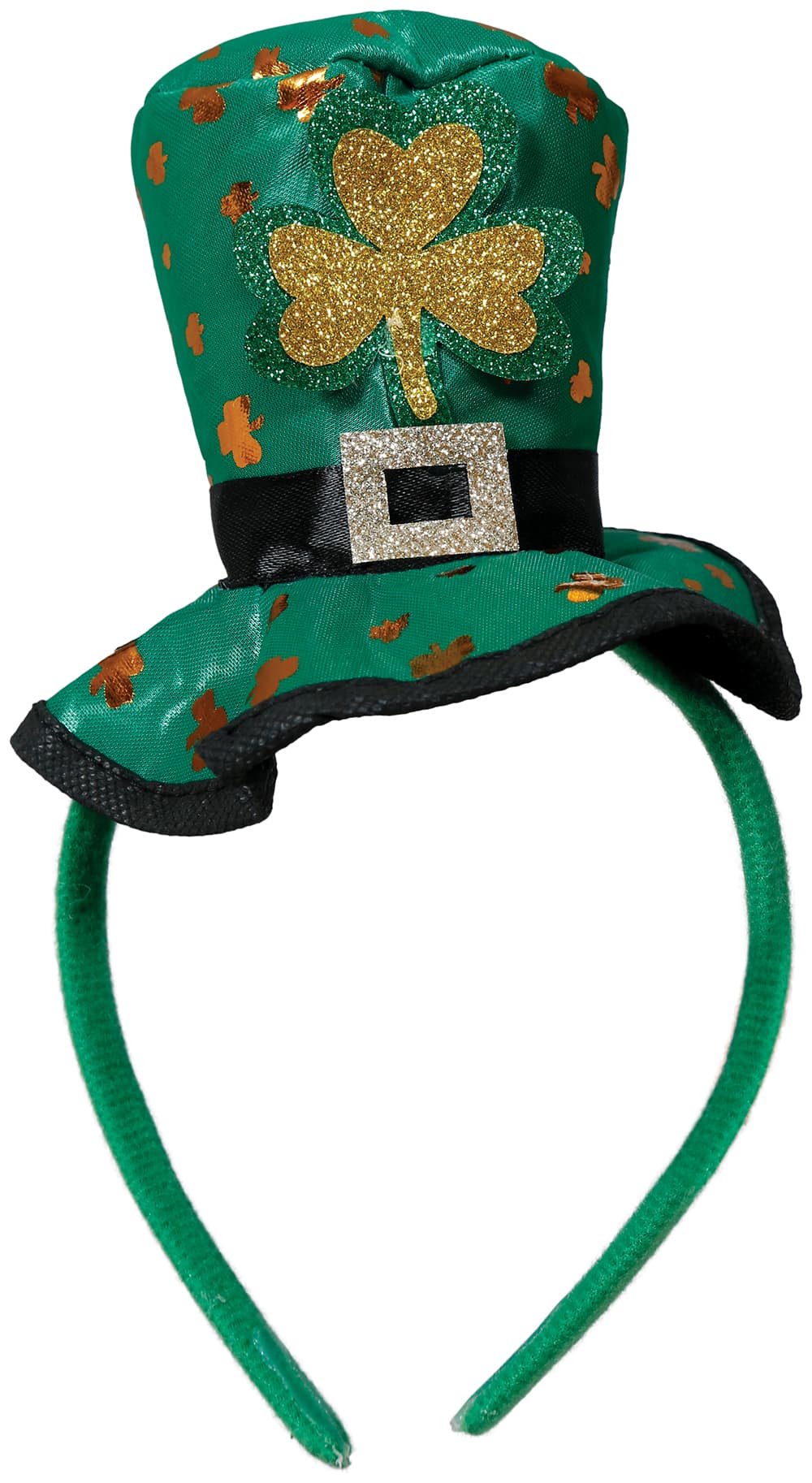 Hårbøjle med St. Patrick's-hat til voksne