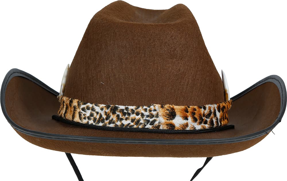 Brun australsk cowboyhat til voksne