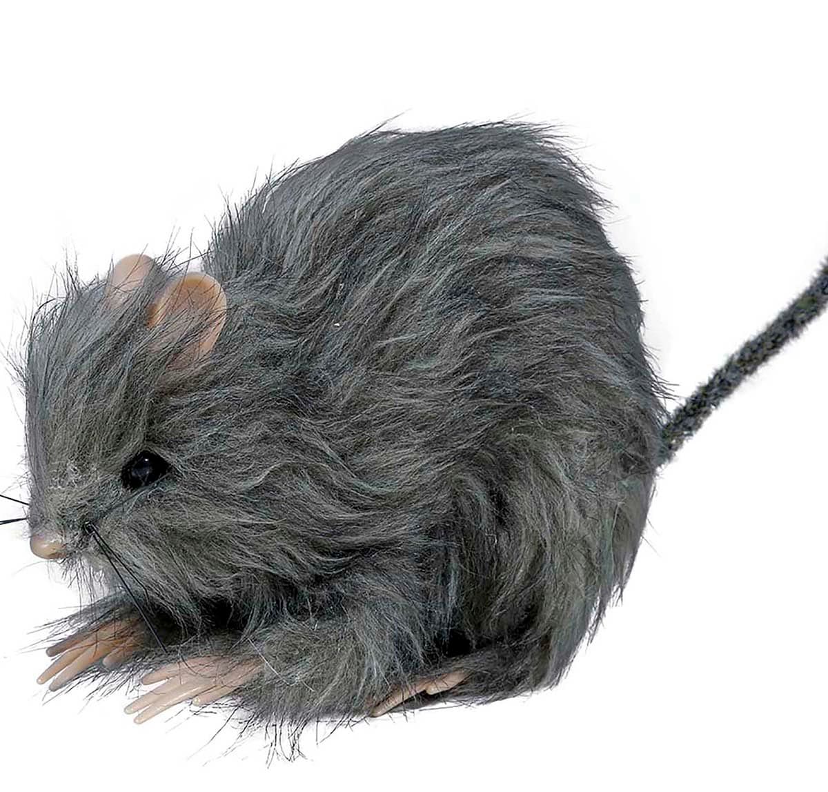 Lille lodden rotte 15 cm