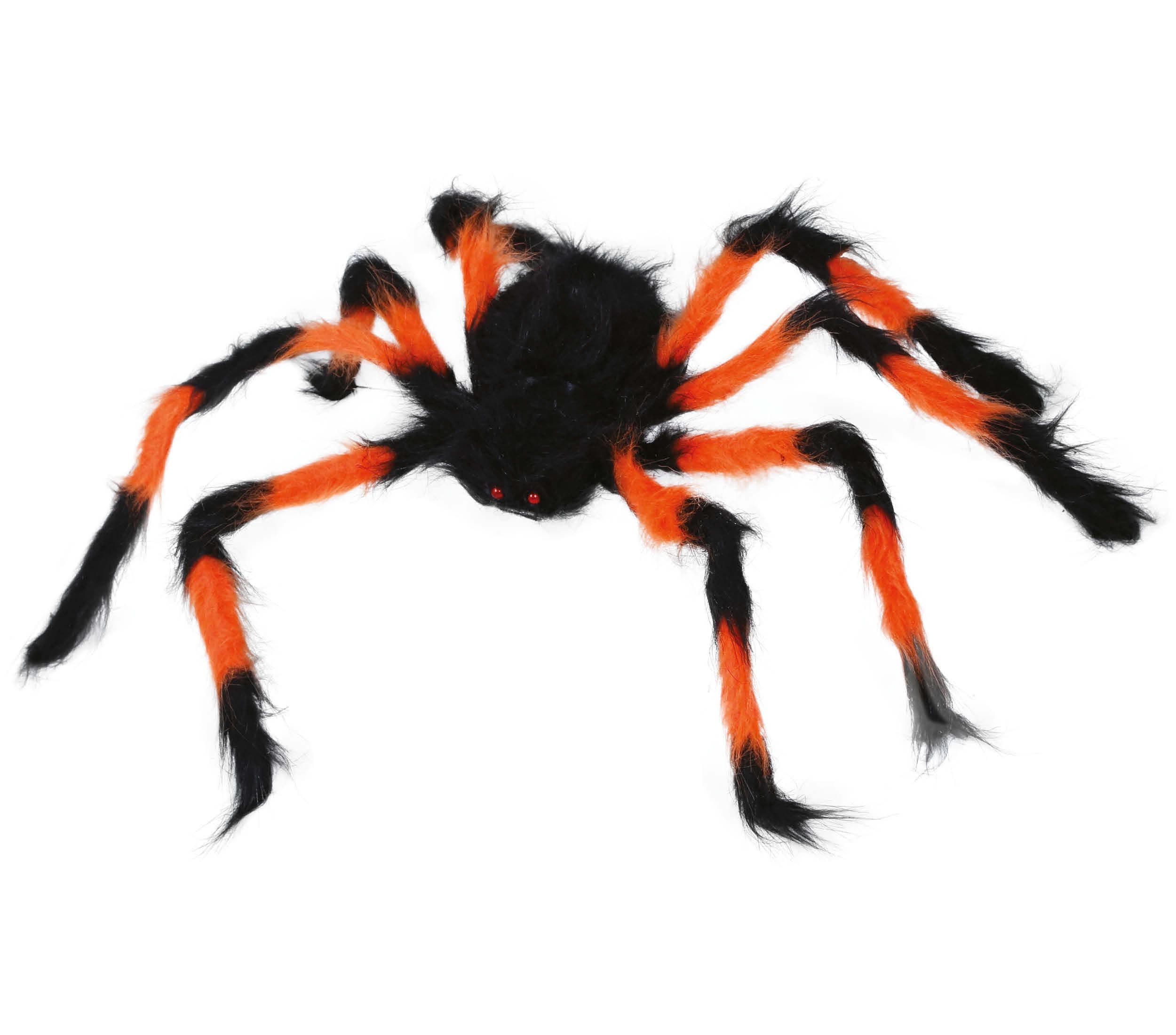 Orange og sort edderkop, 75 cm