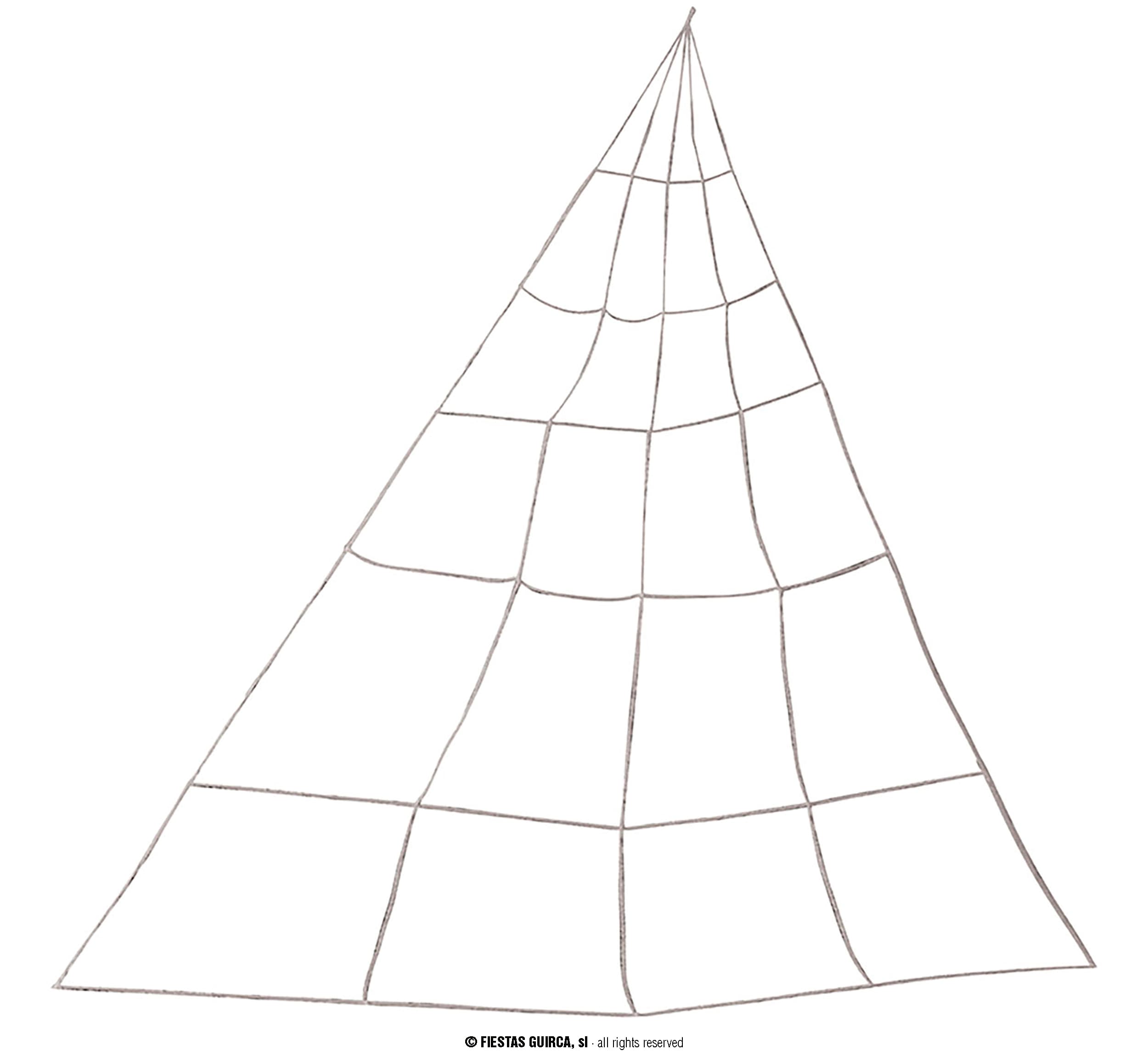 Spindelvæv 500 cm (med 4 pløkker)