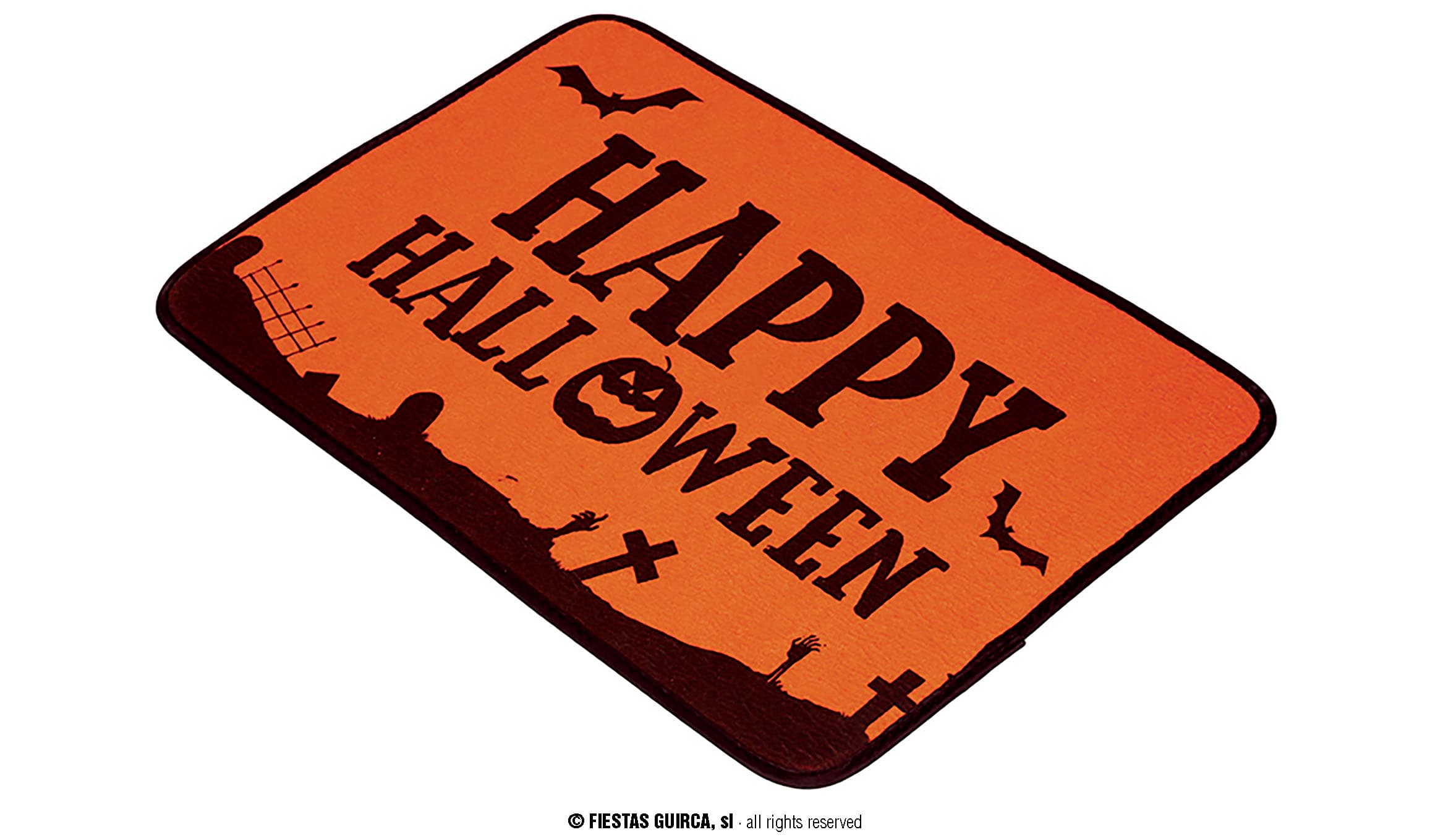Halloween-dørmåtte, 60 × 40 cm