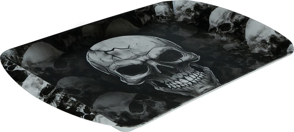 Bakke med kranier, 39 × 24 cm, plast