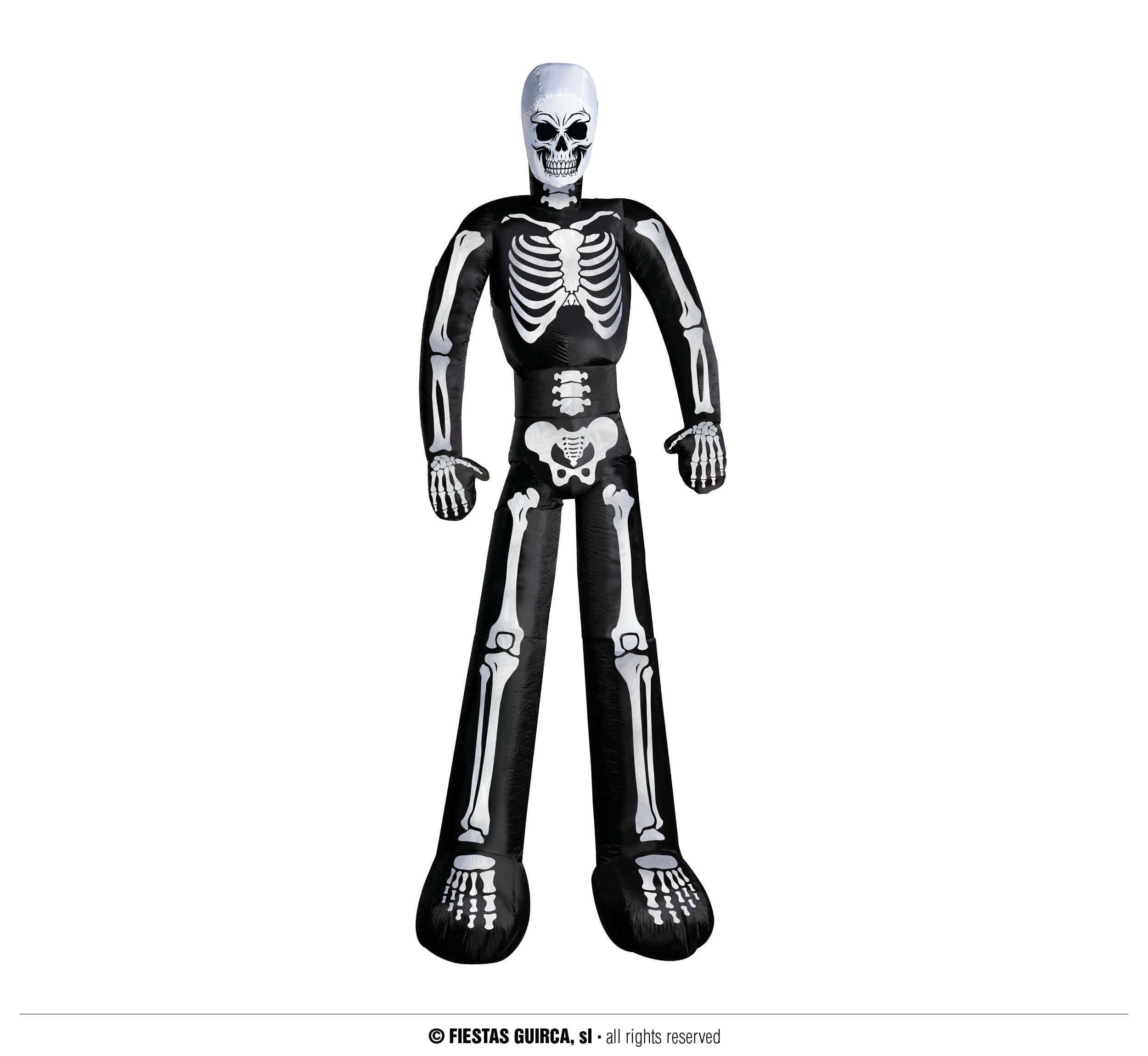 Oppusteligt skelet, 200 × 150 cm