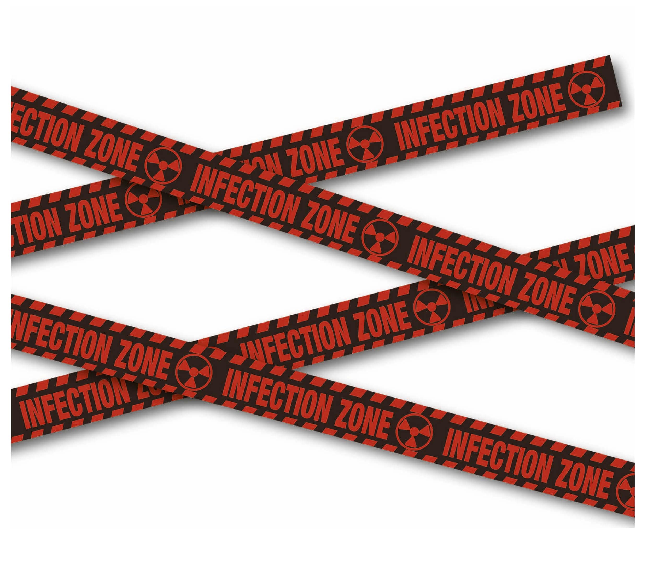 Afspærringsbånd "Infection Zone", 6 m