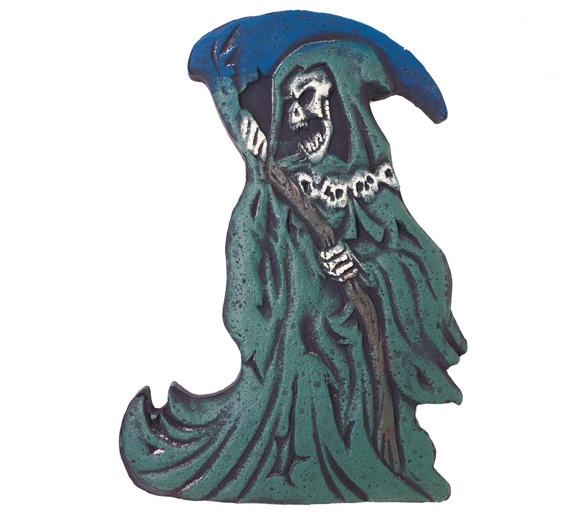 Gravsten med dødning, 43 × 32 cm