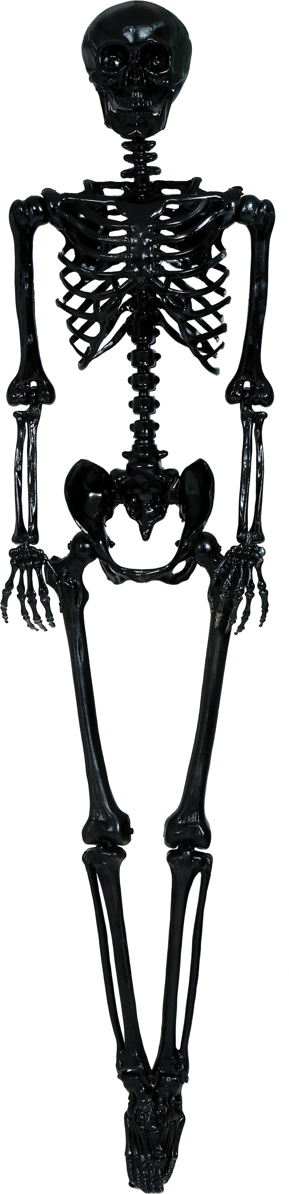 Sort skelet, 160 cm