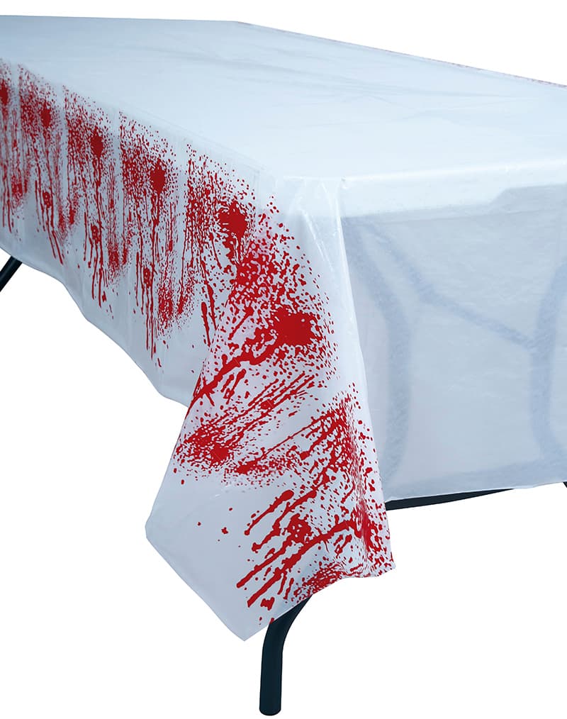 Plastikdug med blod 137 × 277 cm