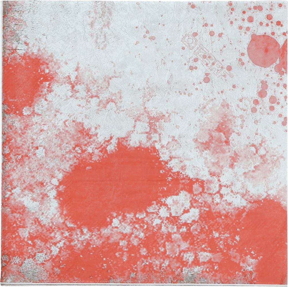 Pose med 20 blodige servietter, 16 × 16 cm