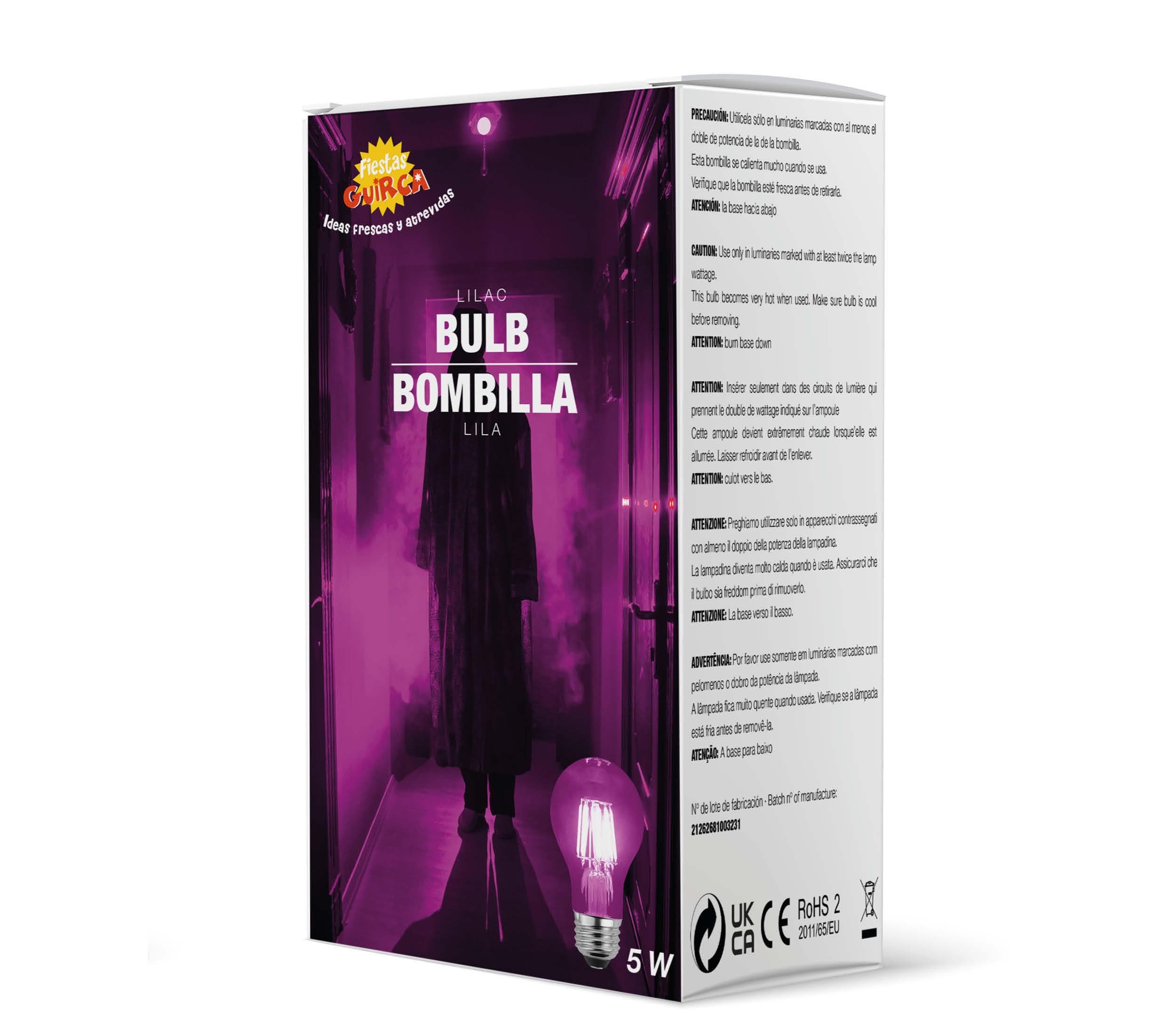 Lilla LED-pære 5 W