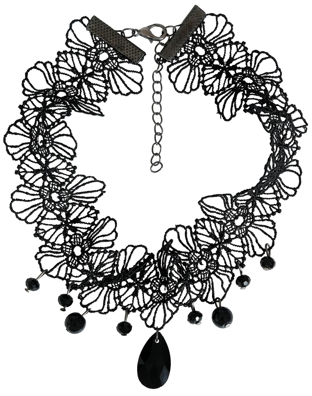 Choker med sort sten