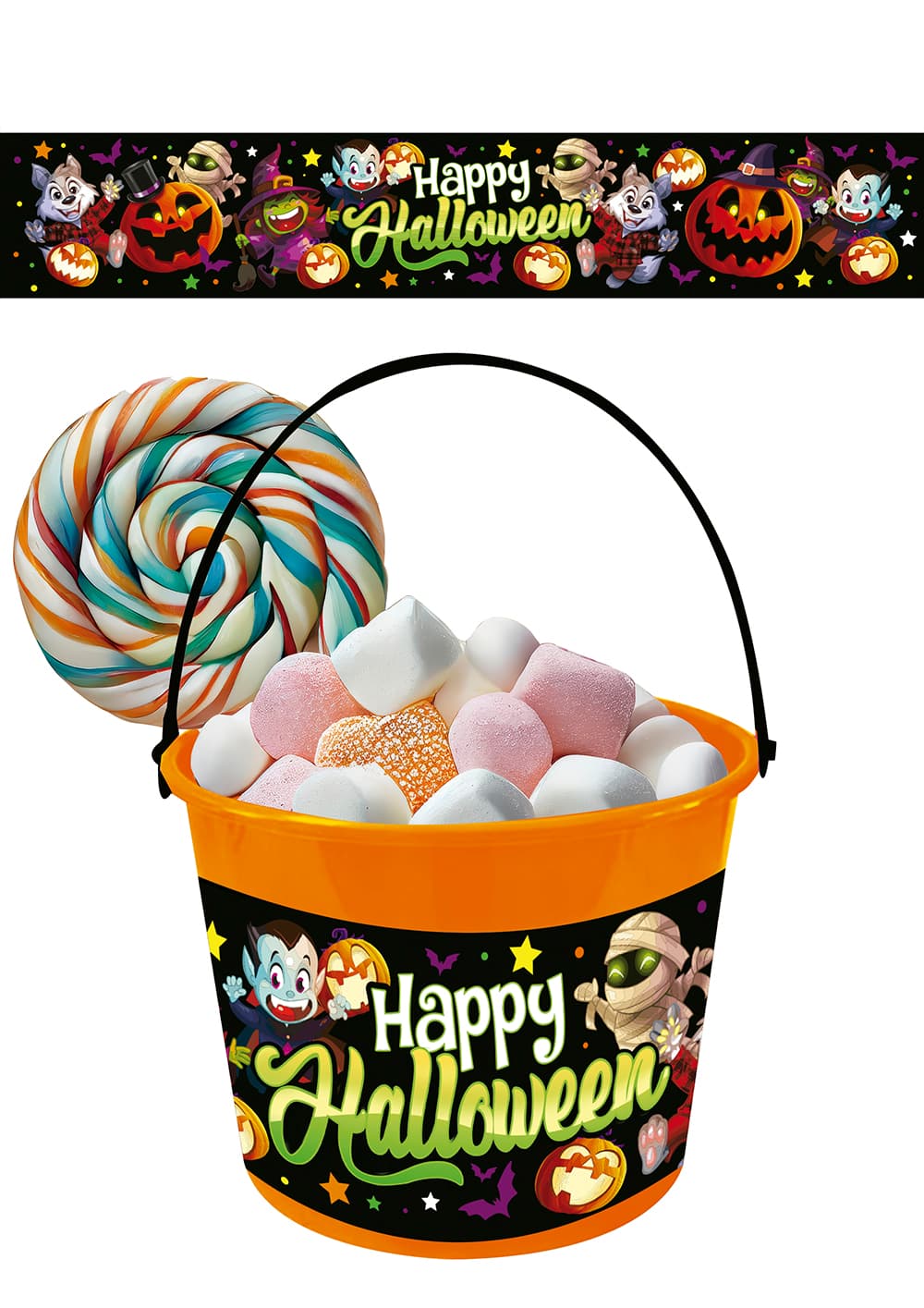 Spand "Happy Halloween", 18 × 16 cm