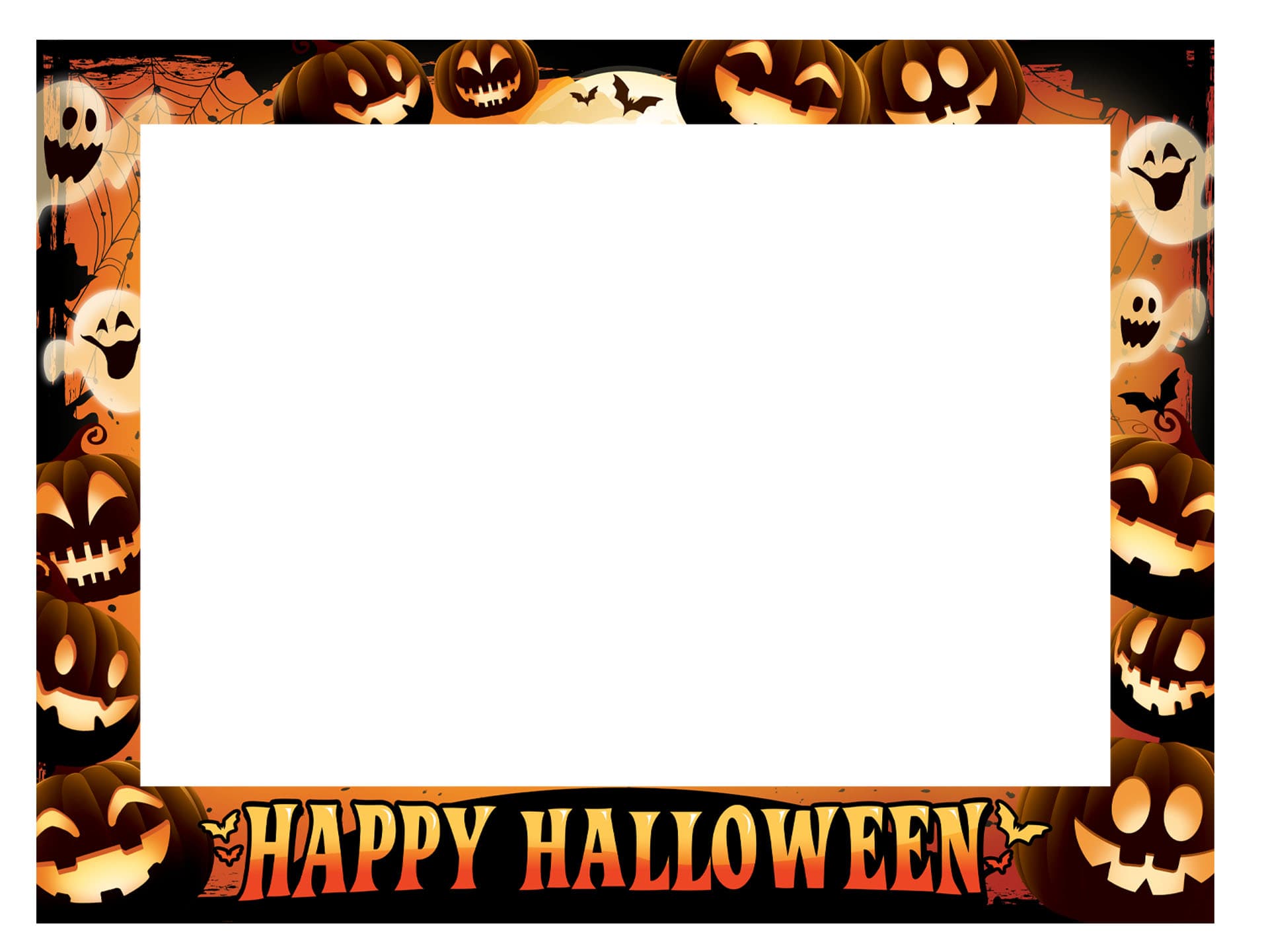 Halloween-photobooth-ramme, 80 × 60 cm, model 26865
