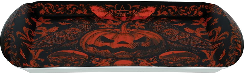 Gotisk græskarbakke, 39 × 24 cm, plast