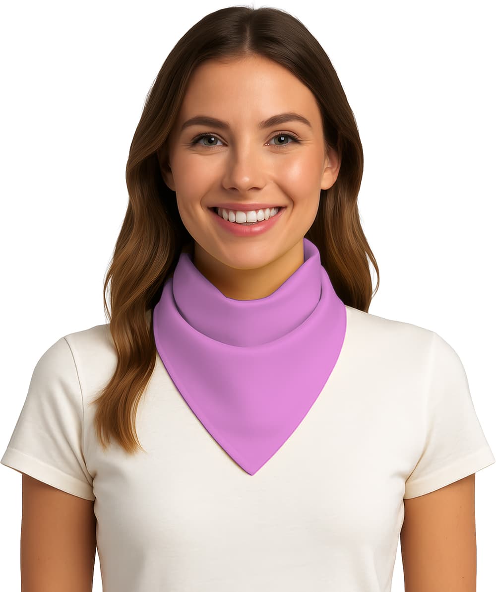 Pink bandana til voksne
