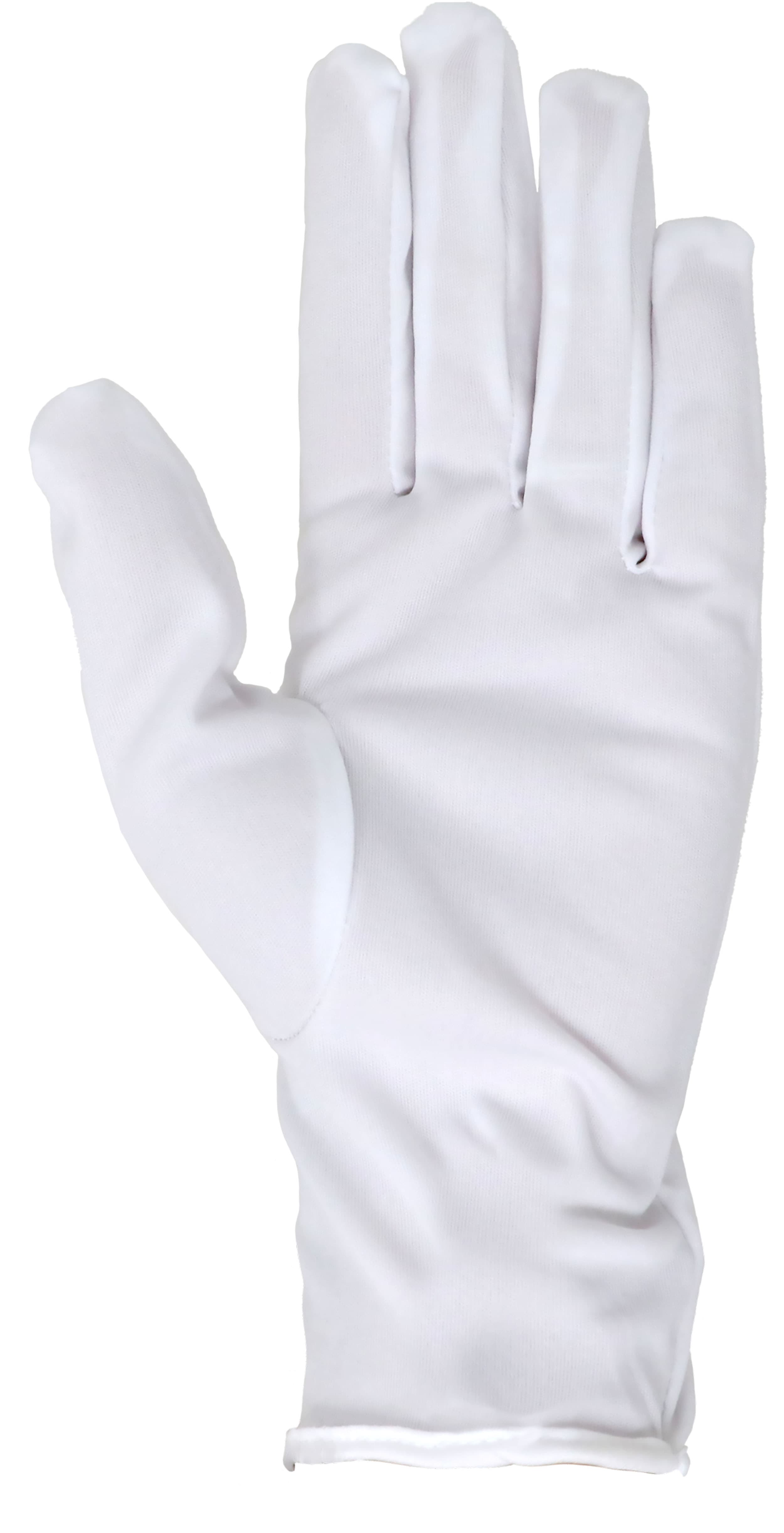 Handsker, 24 cm, hvide, til voksne