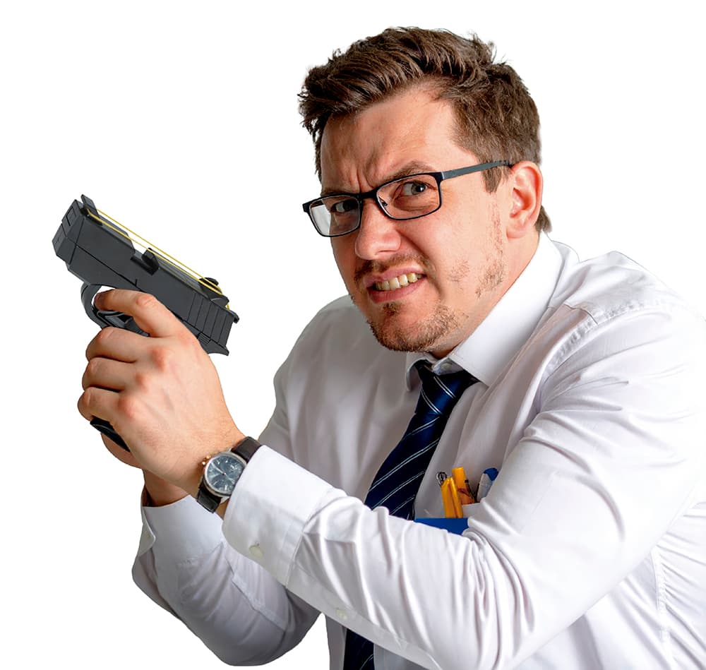 Elastikpistol, 17 cm