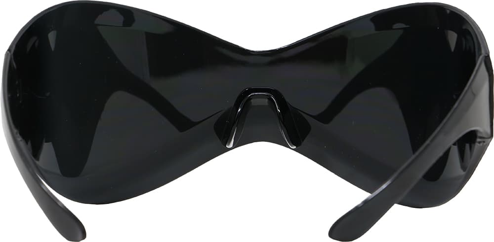 Futuristiske spejlbriller, sølv, model 27329