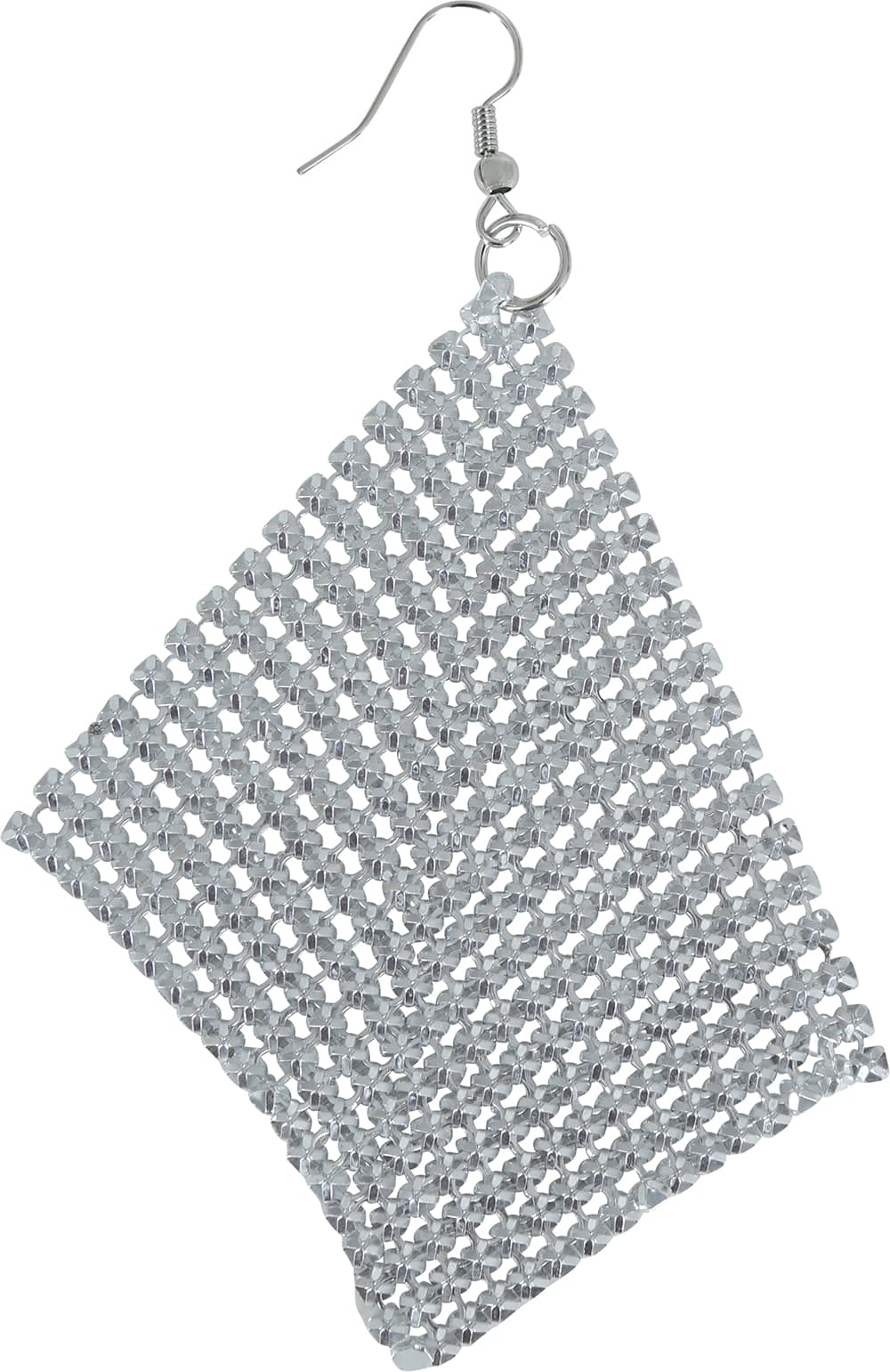 Metalliske øreringe 9 cm