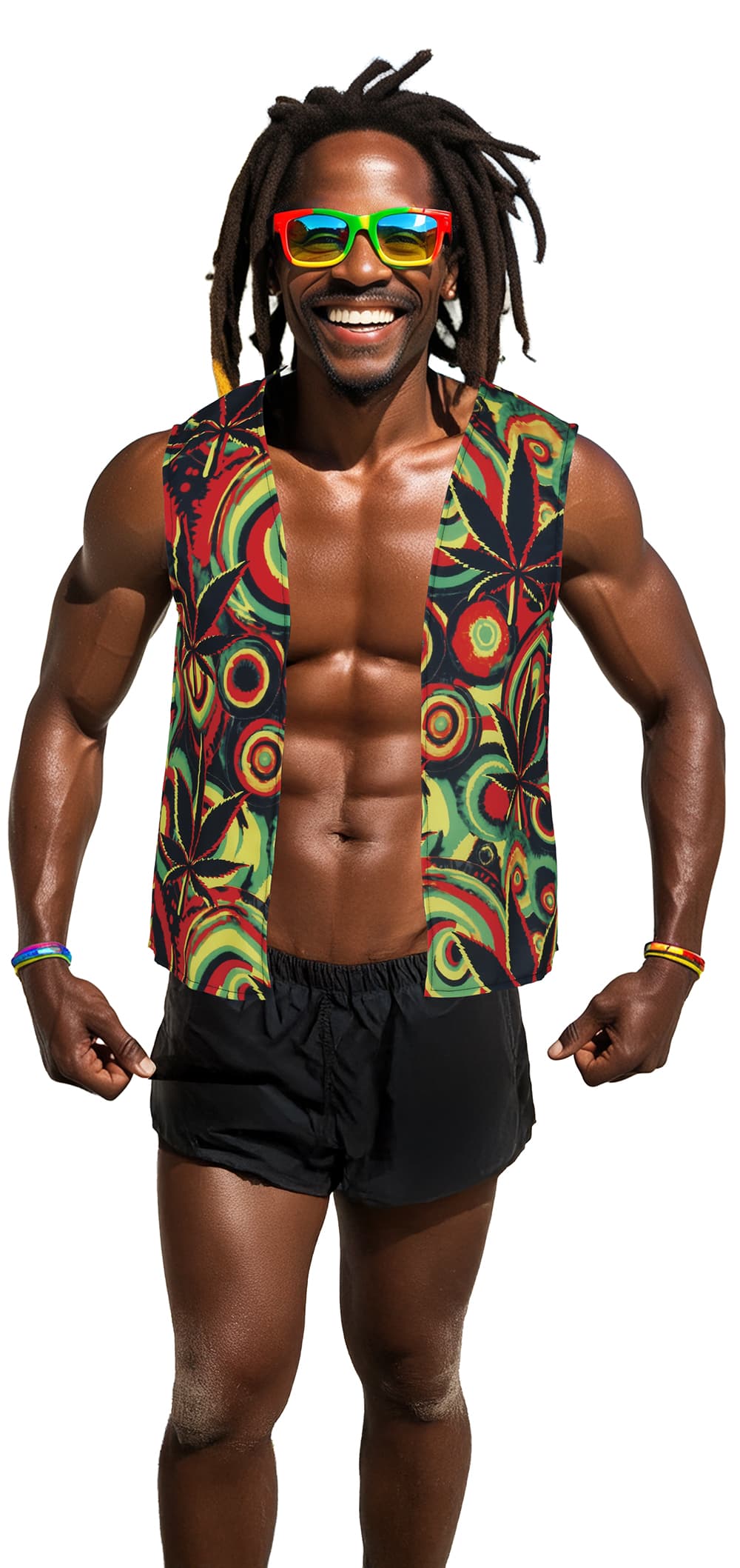 Jamaicansk vest til voksne