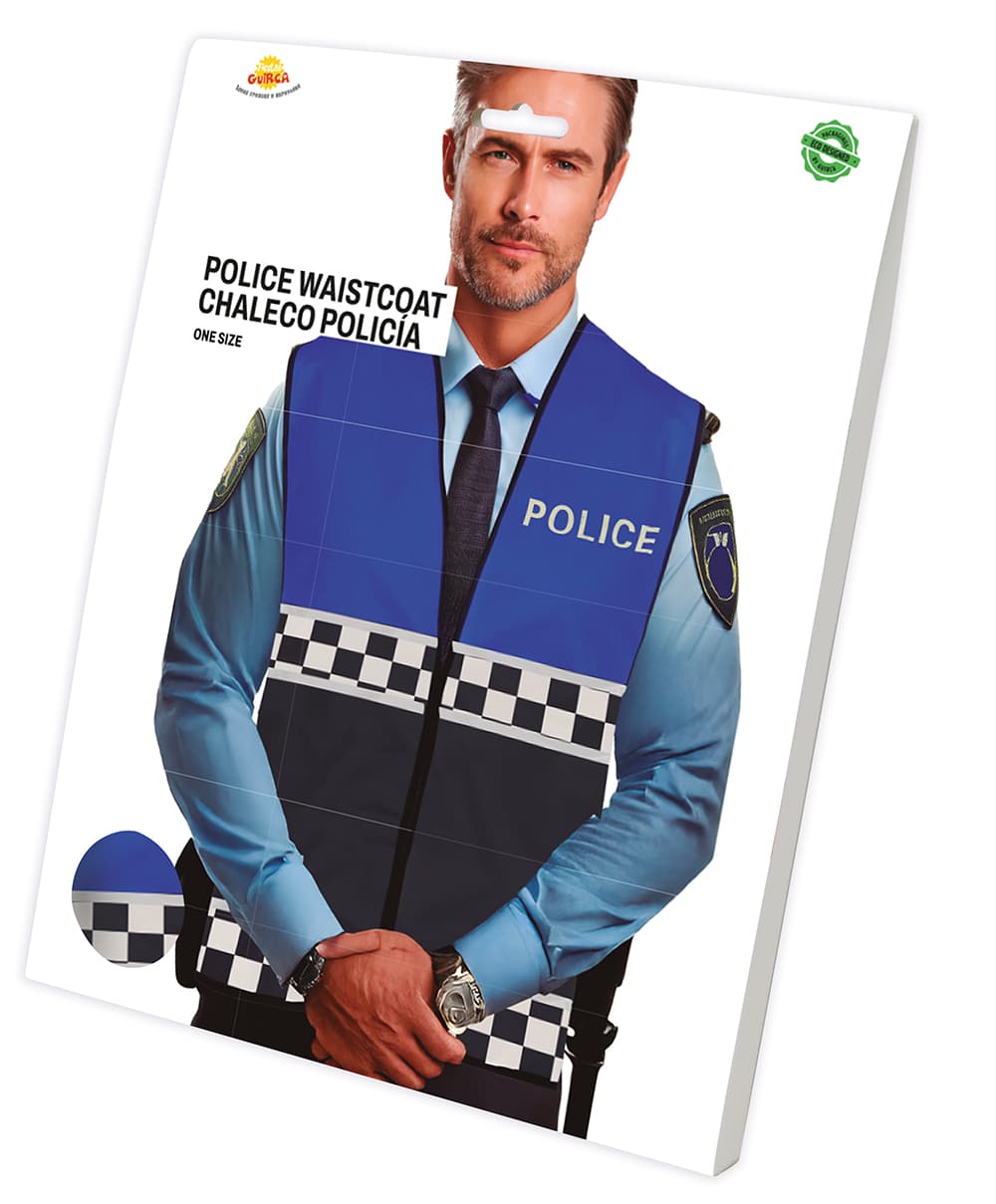 Blå politivest til voksne
