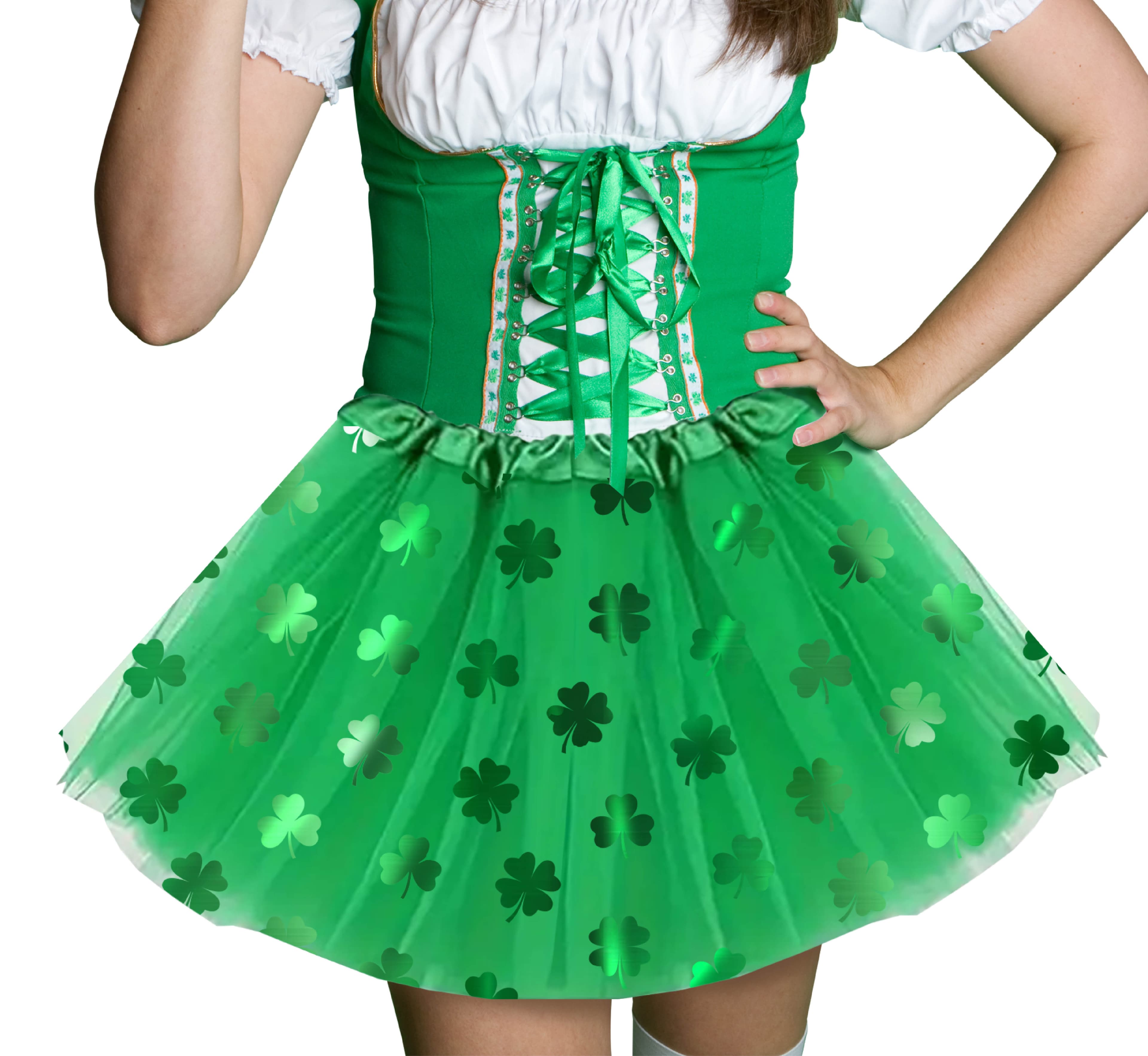 St. Patrick-tutu til voksne, 40 cm
