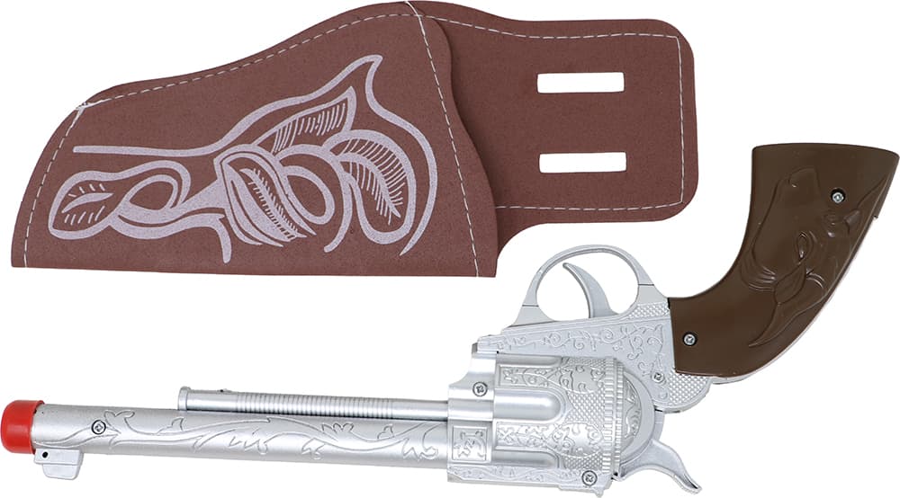 Pistol med hylster til børn, 30 cm