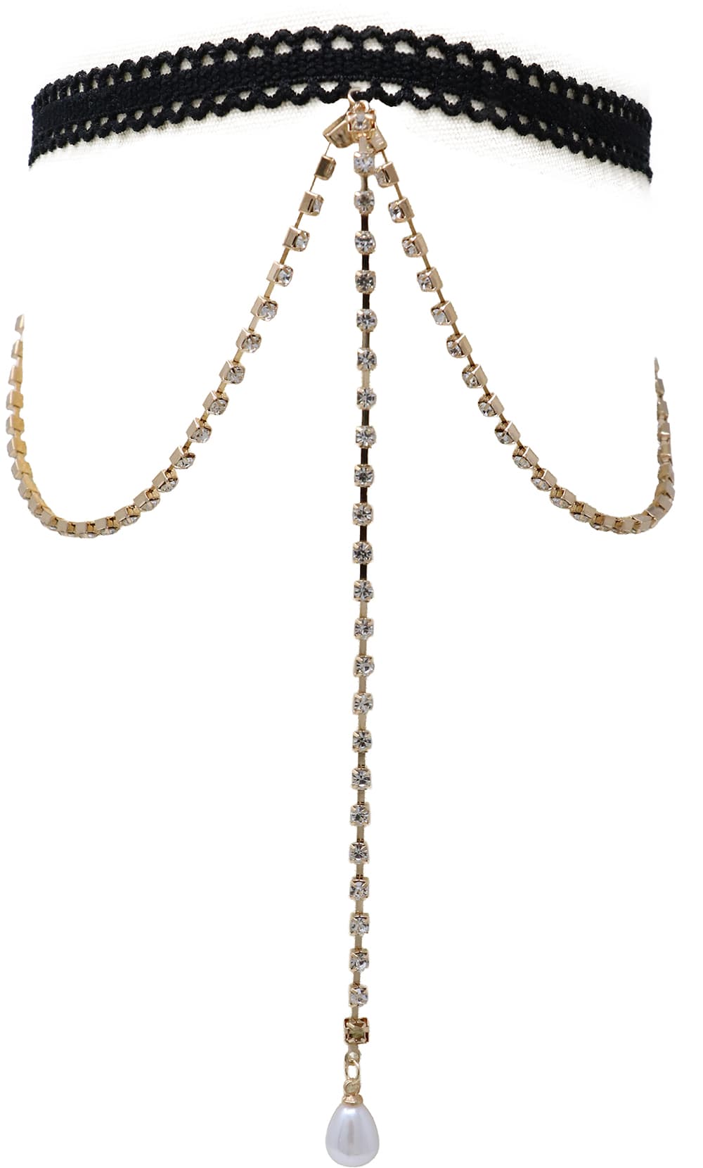 Armring med falske diamanter