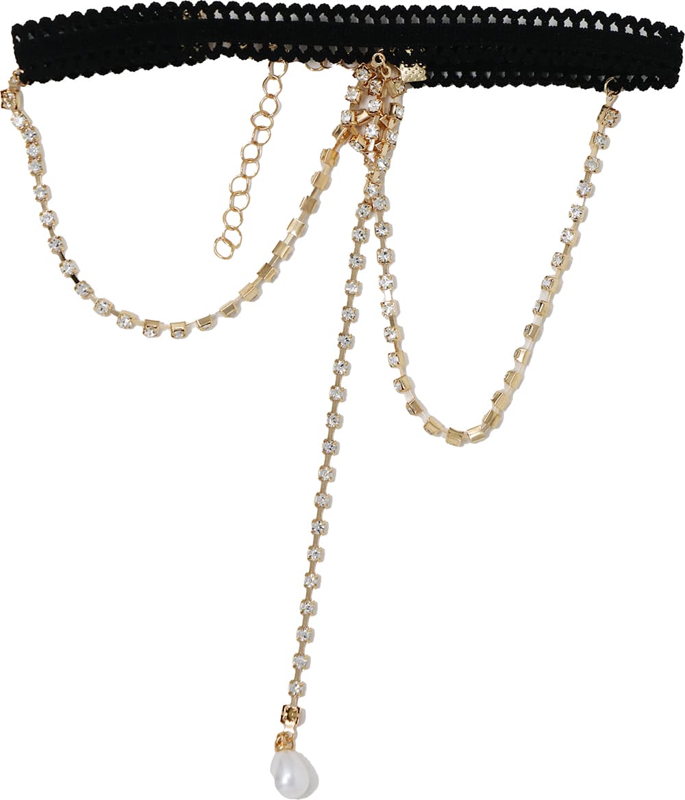Armring med falske diamanter