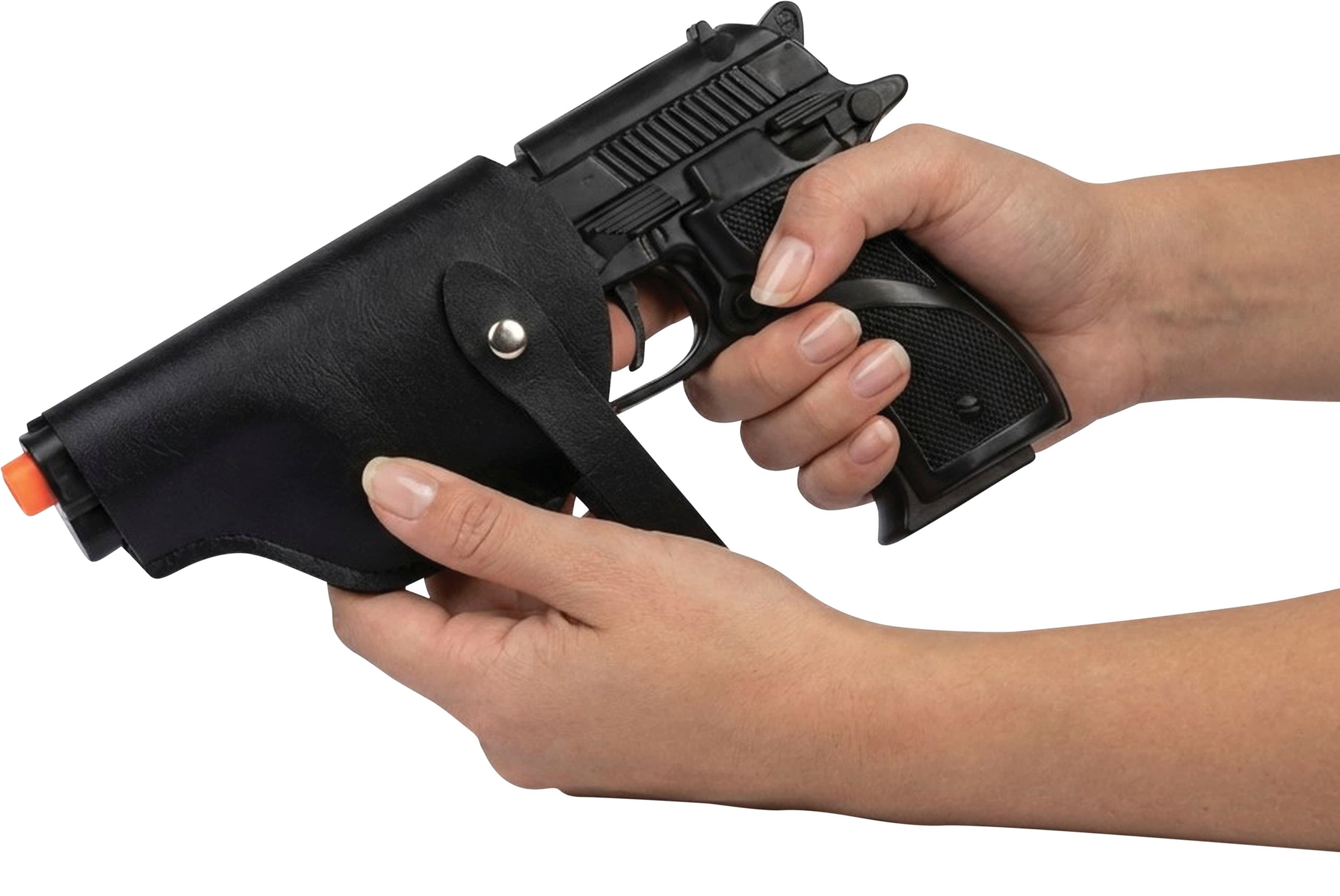 Pistol med hylster