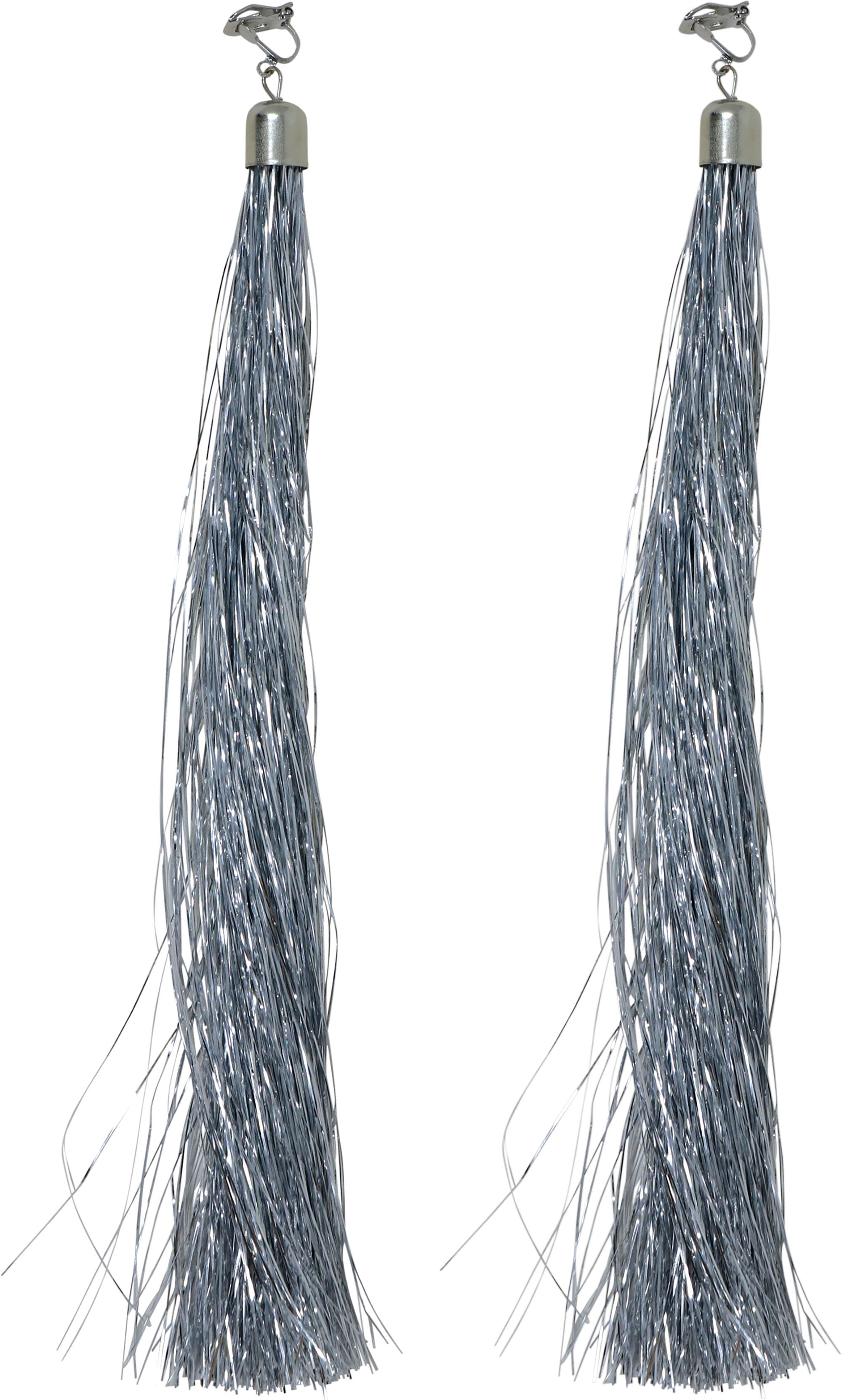 Frynseøreringe, sølv, 20 cm