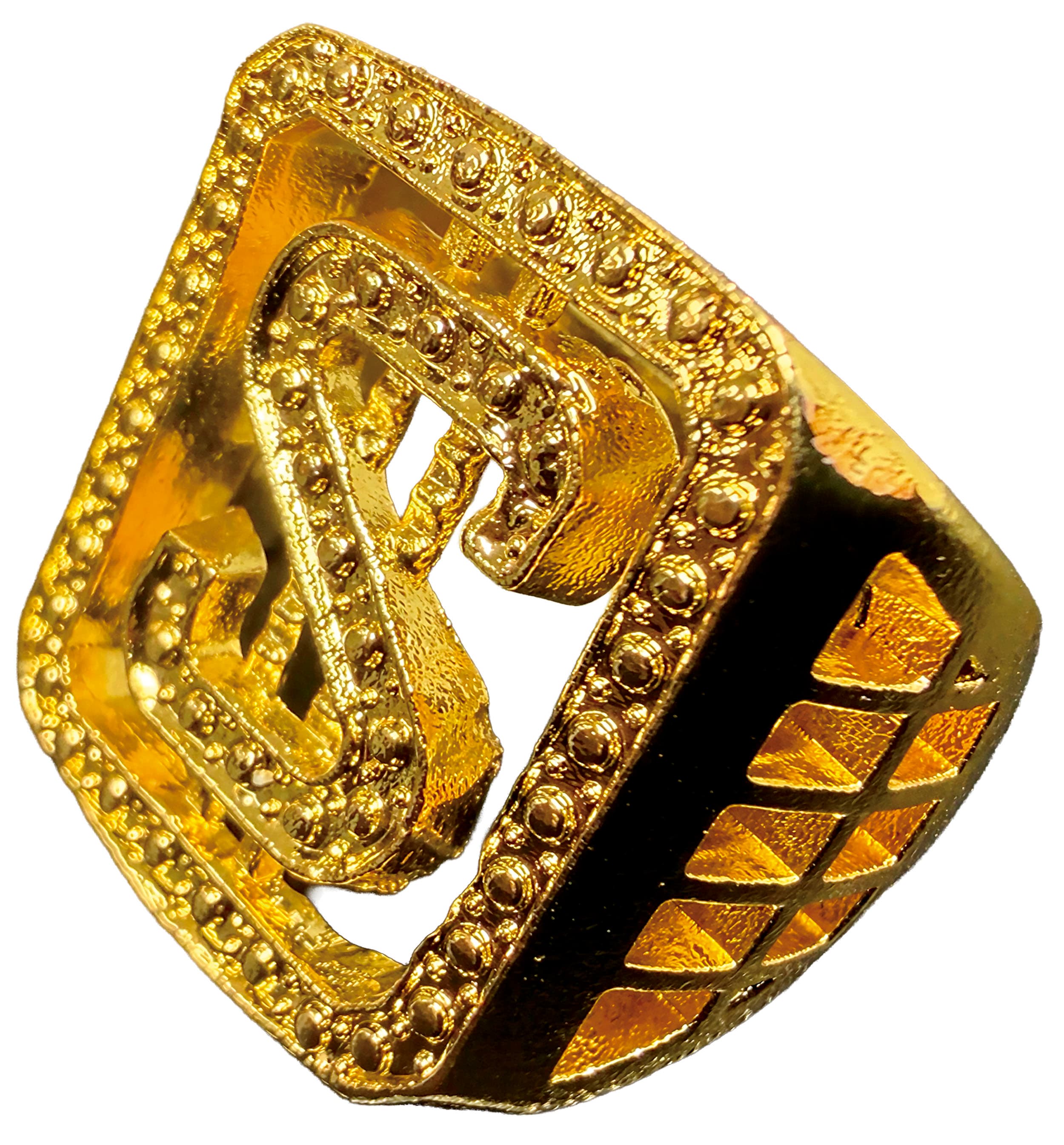 Metallisk dollarring, guld