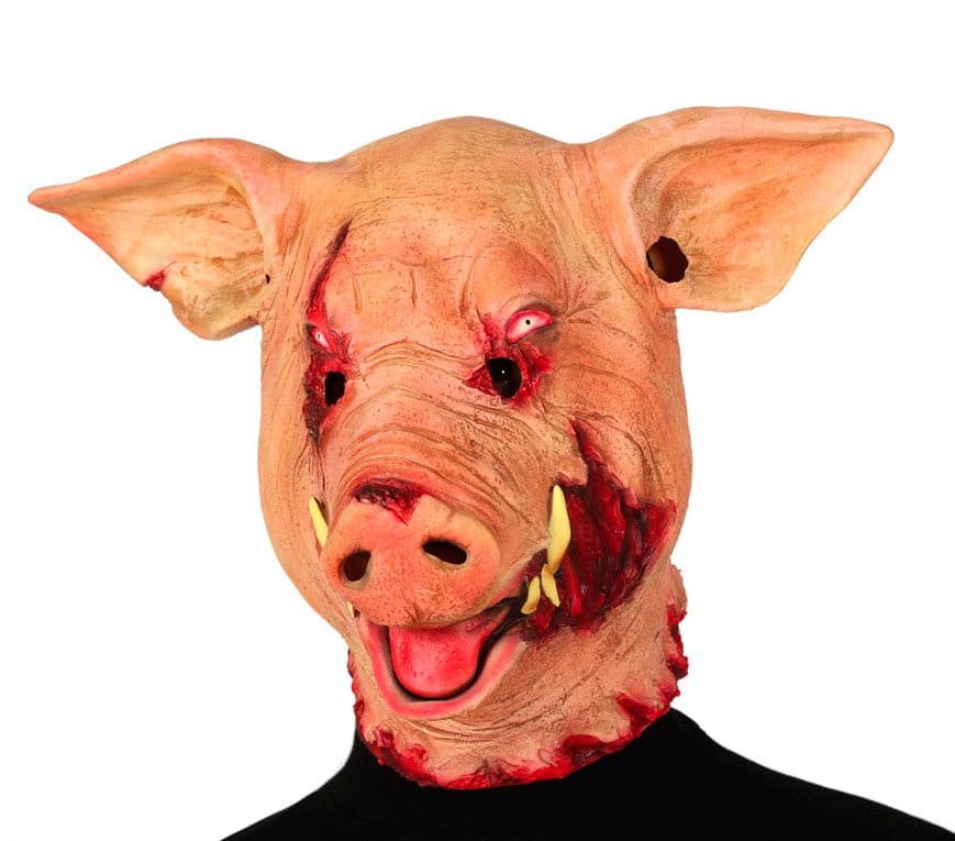 Horror-grisemaske, latex