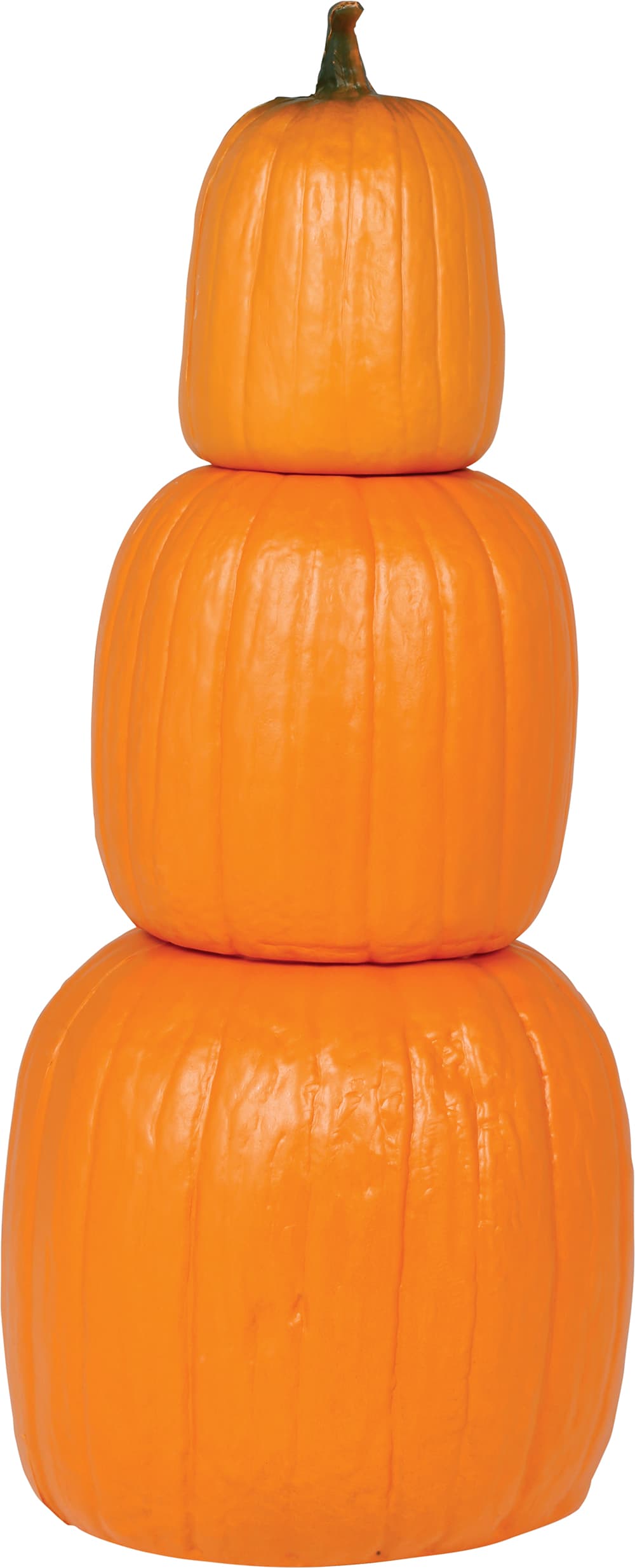 3 stablede græskar, PVC, 60 cm